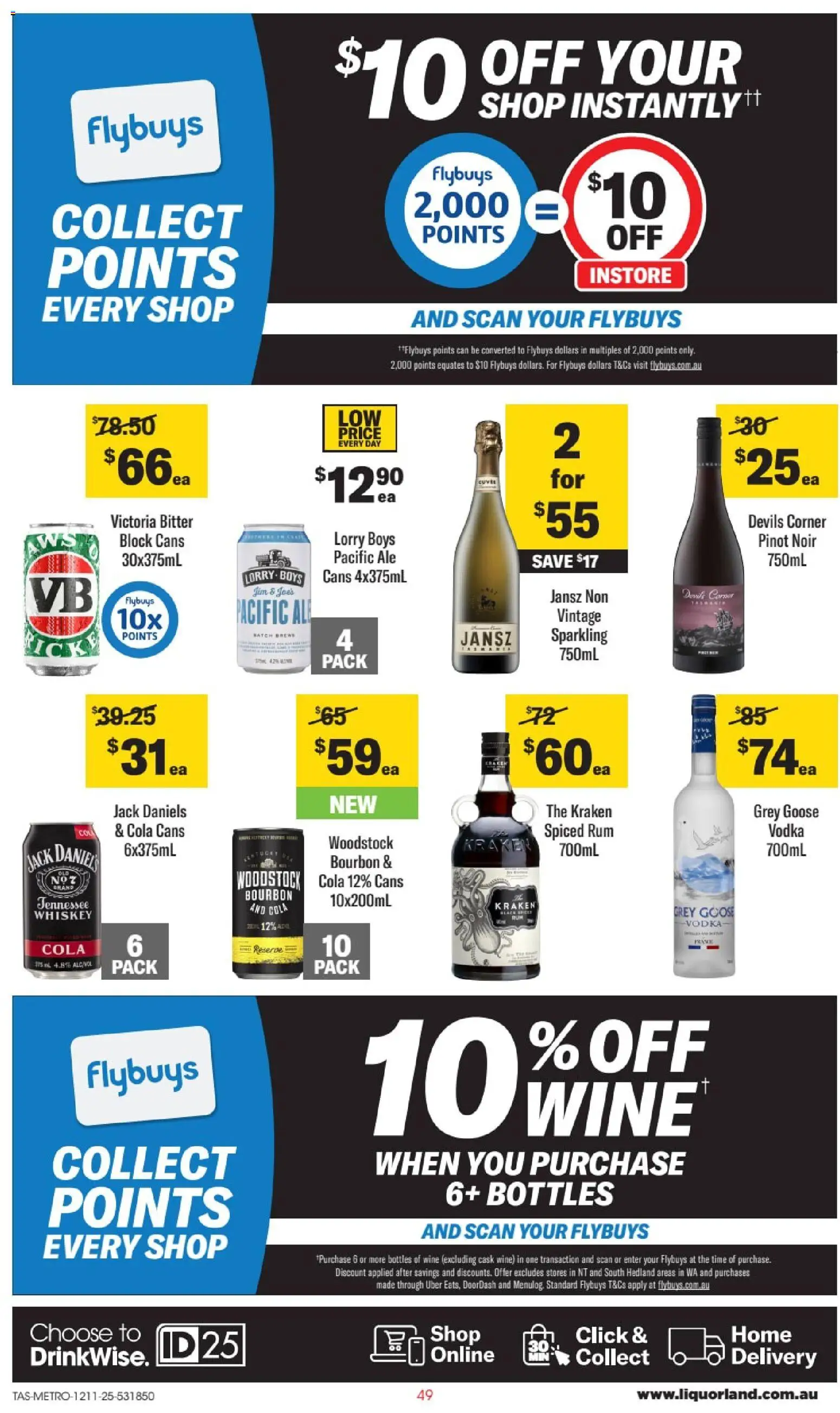 Liquorland catalogue - valid from 12.11.2025 | Page: 2 | Products: Wine, Bourbon, Vodka, Whiskey