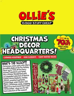 Preview of Ollie's weekly ads valid from 26.10.2025