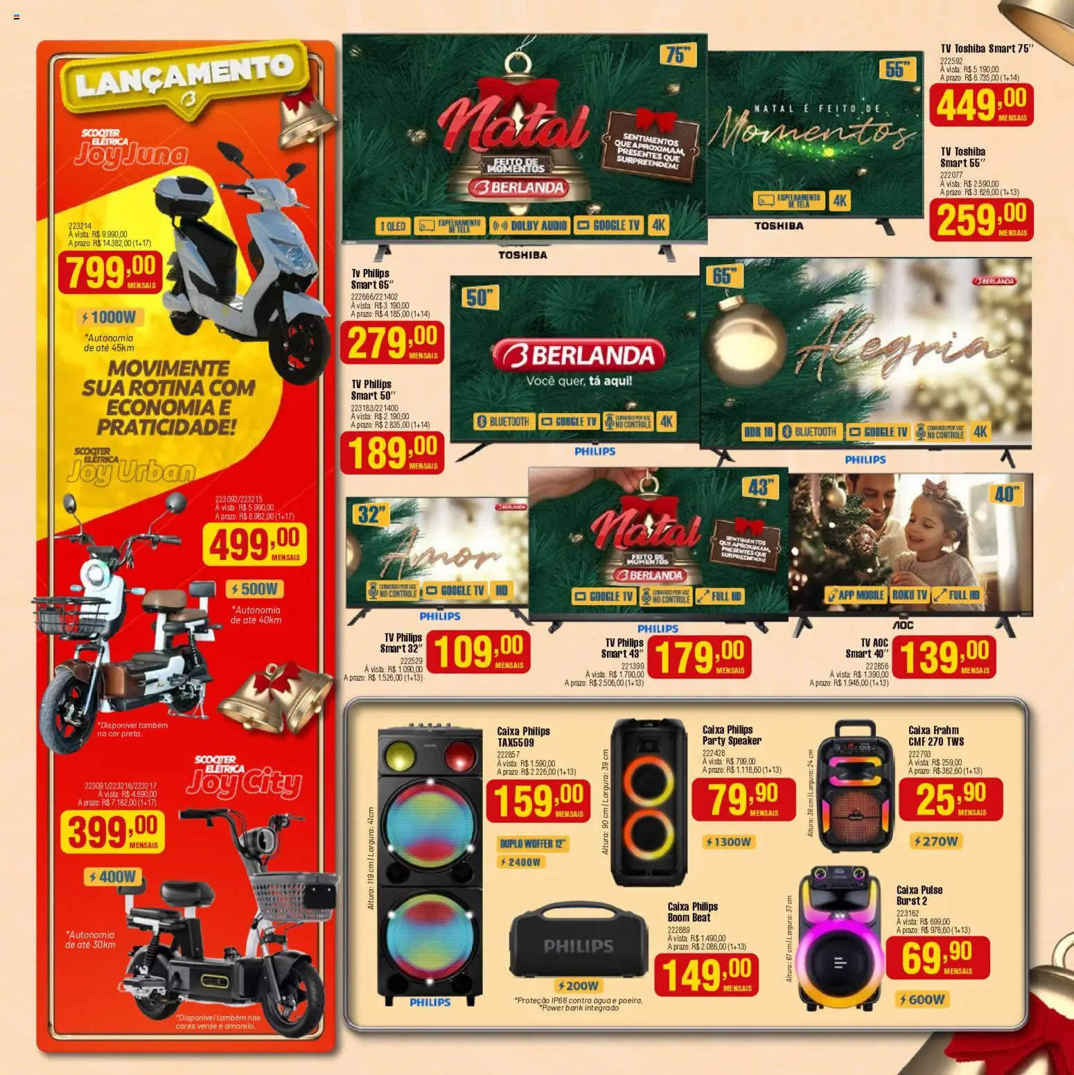 Berlanda Folheto - válido de 01.12.2025 | Página: 2 | Produtos: Caixa, Tv, Áudio