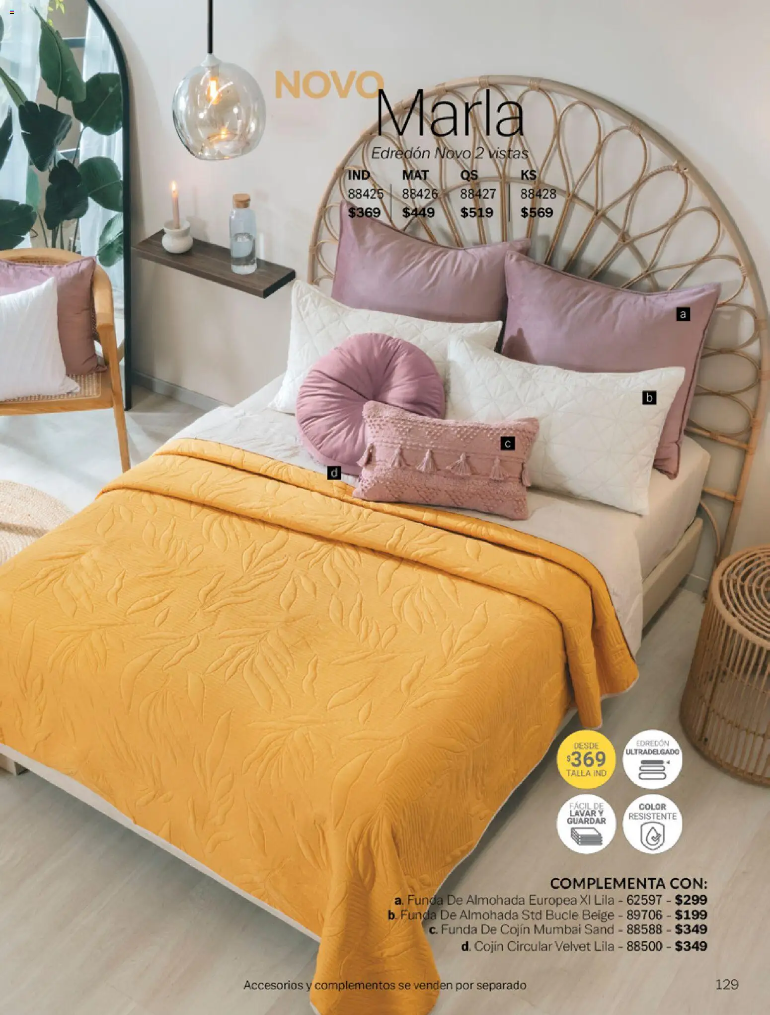 Nuevas ofertas de Vianney válidas en toda la República Mexicana desde el 06.03.2026. ¡Encuentra las mejores ofertas en Vianney catálogo Tu hogar, nuestra pasión! | Página: 131 | Productos: Funda, Funda de almohada, Almohada