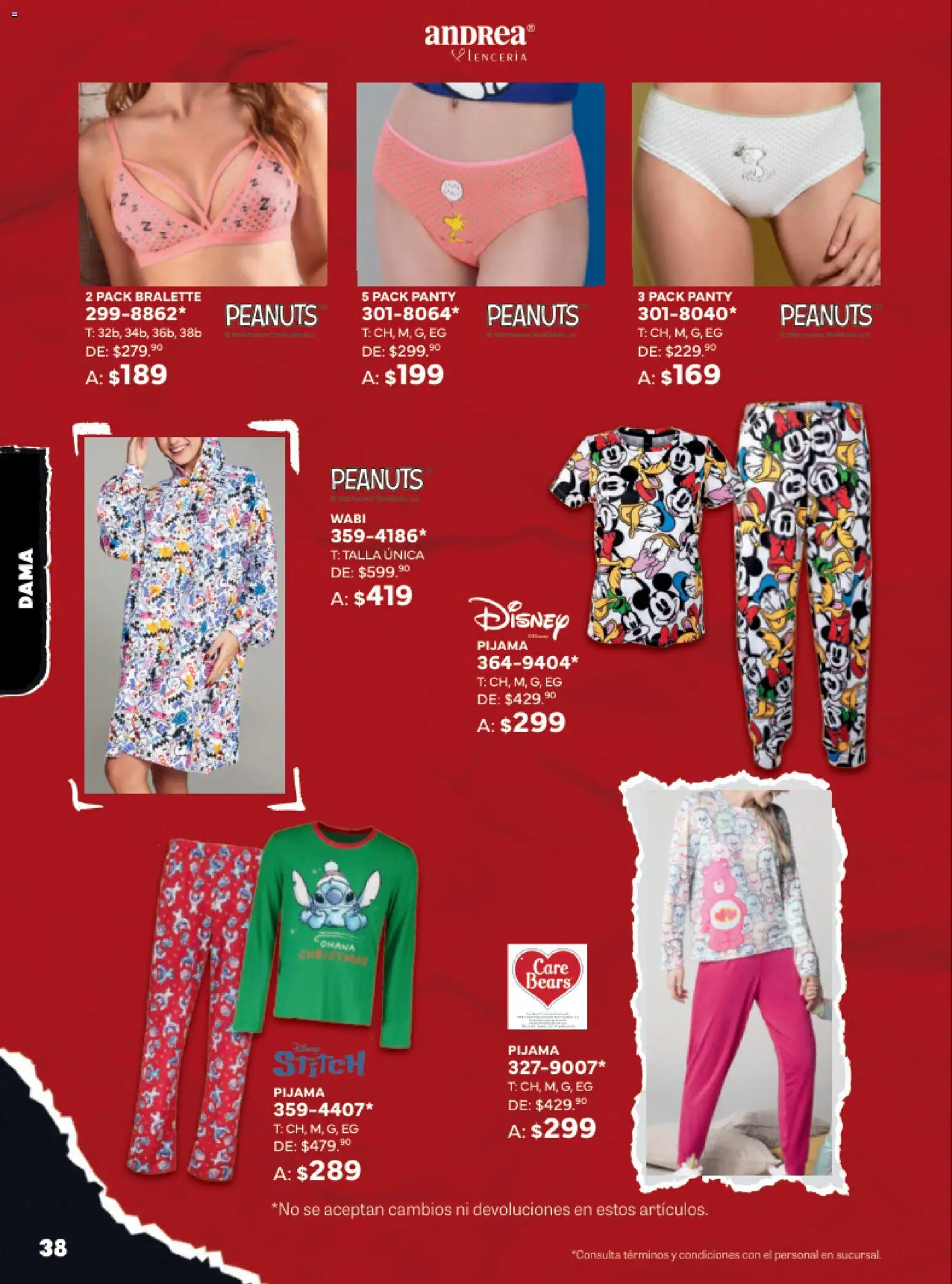 Nuevas ofertas de Andrea válidas en toda la República Mexicana desde el 02.11.2025. ¡Encuentra las mejores ofertas en Andrea Buen Fin ! | Página: 38 | Productos: Pijama