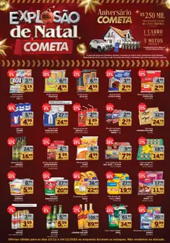 Cometa Supermercados - Ofertas Explosão de Natal  - Pré-Visualização do folheto da loja Cometa Supermercados, válido de 23.12.2025