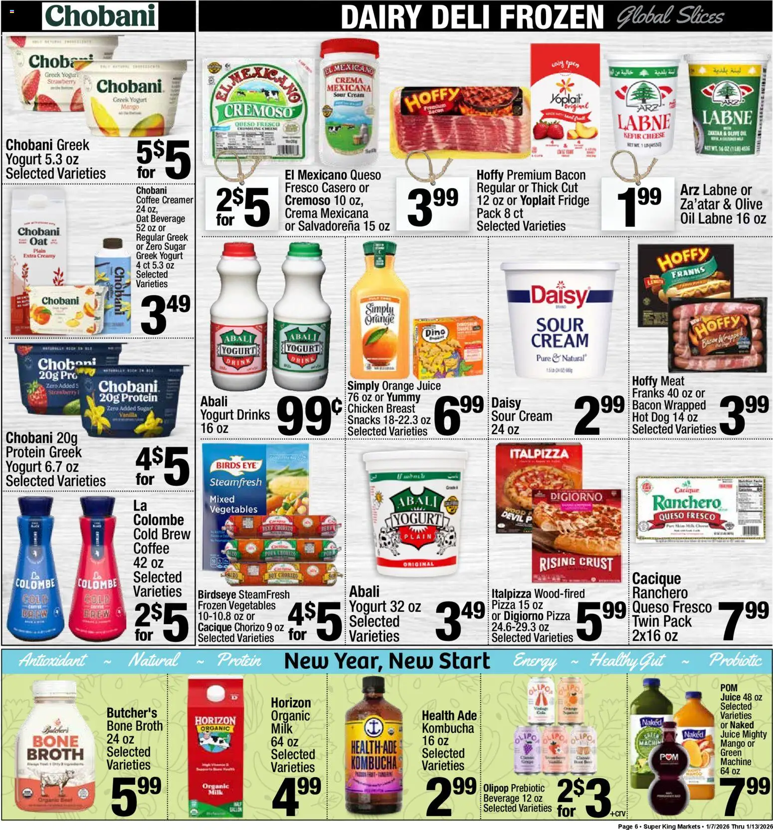 Super King - Weekly Ad - valid from 07.01.2026 | Page: 7 | Products: Milk, Yogurt, Cream, Sugar
