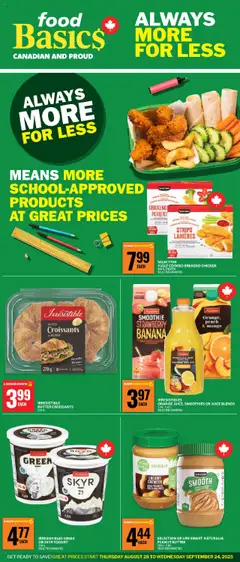 Preview of Food Basics - Kanata, Katimavik Road 150 from shop Food Basics valid from 28.08.2025