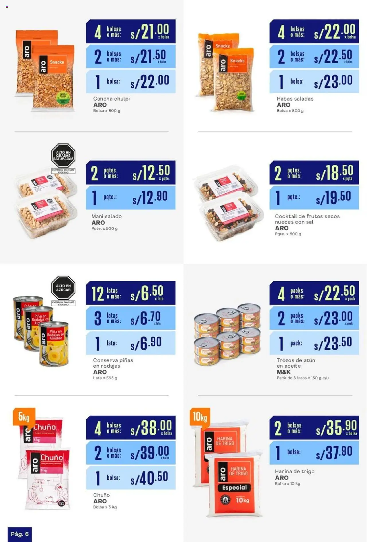 Catálogo Makro válido desde 11.09.2025 | Página: 6 | Productos: Aceite, Piña, Nueces, Bolsa