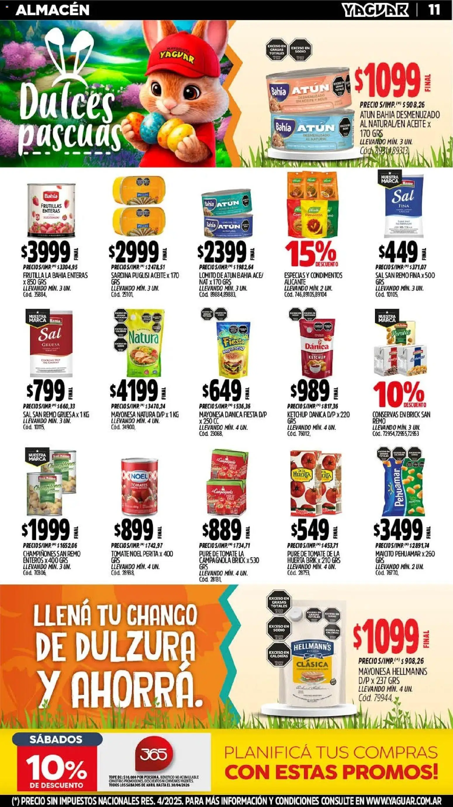 Yaguar catálogo │ válido desde el 30.03.2026 | Página: 12 | Productos: Frutilla, Pimentón, Tomate, Tomates
