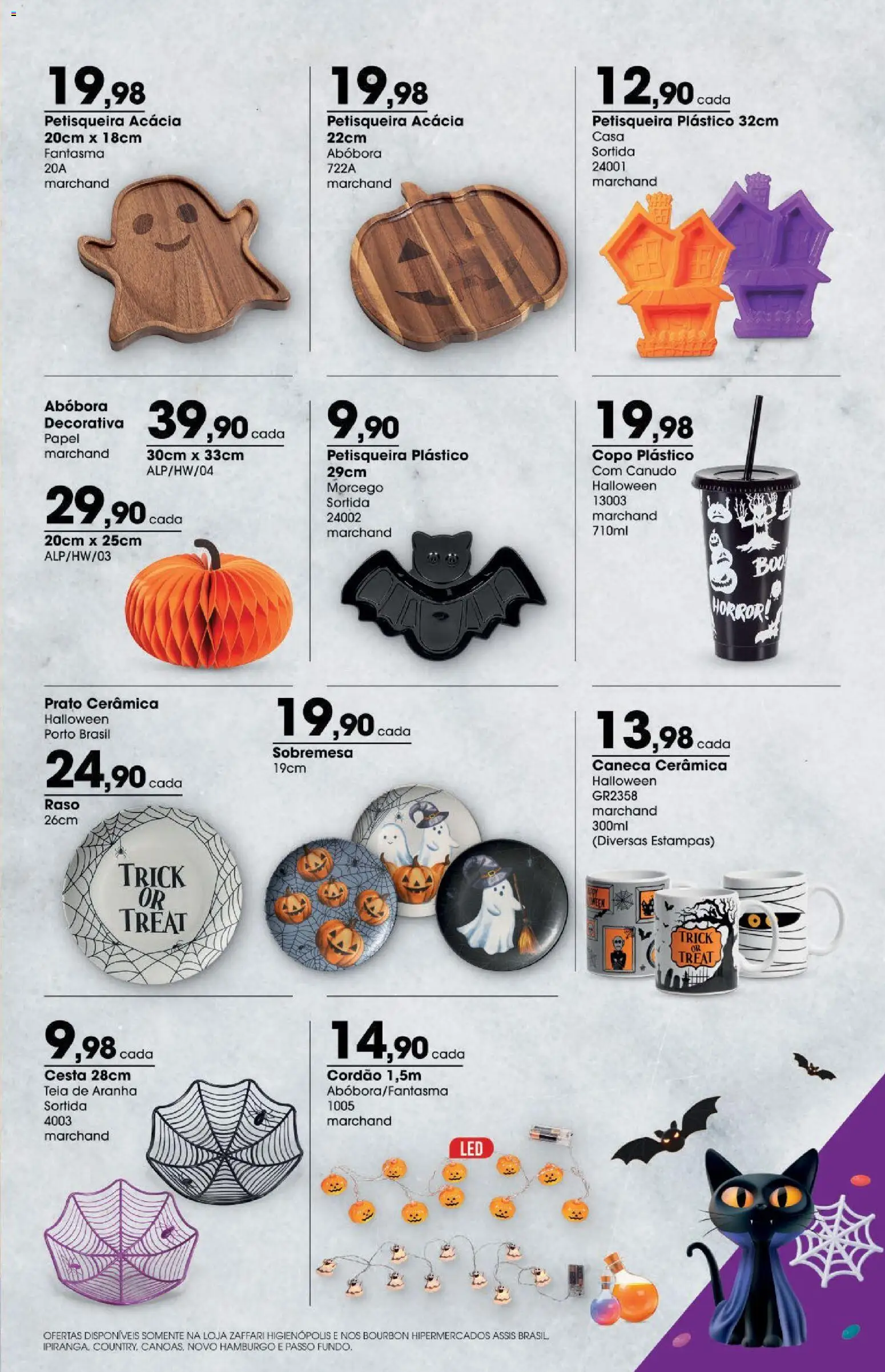 Zaffari Folheto - válido de 24.10.2025 | Página: 7 | Produtos: Abóbora, Cesta, Caneca, Bourbon