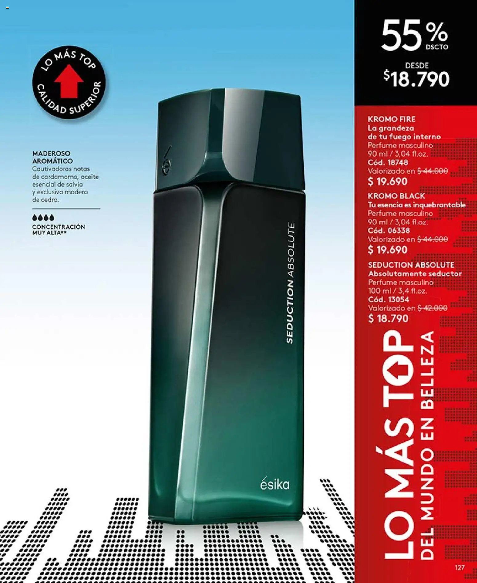 Catálogo Ésika Campaña 5 │ válido desde el 01.03.2026 | Página: 127 | Productos: Top, Perfume, Aceite