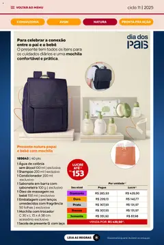 Avon Folheto - válido de 16.06.2025 | Página: 55 | Produtos: Shampoo, Condicionador, Mochila, Saboneteira
