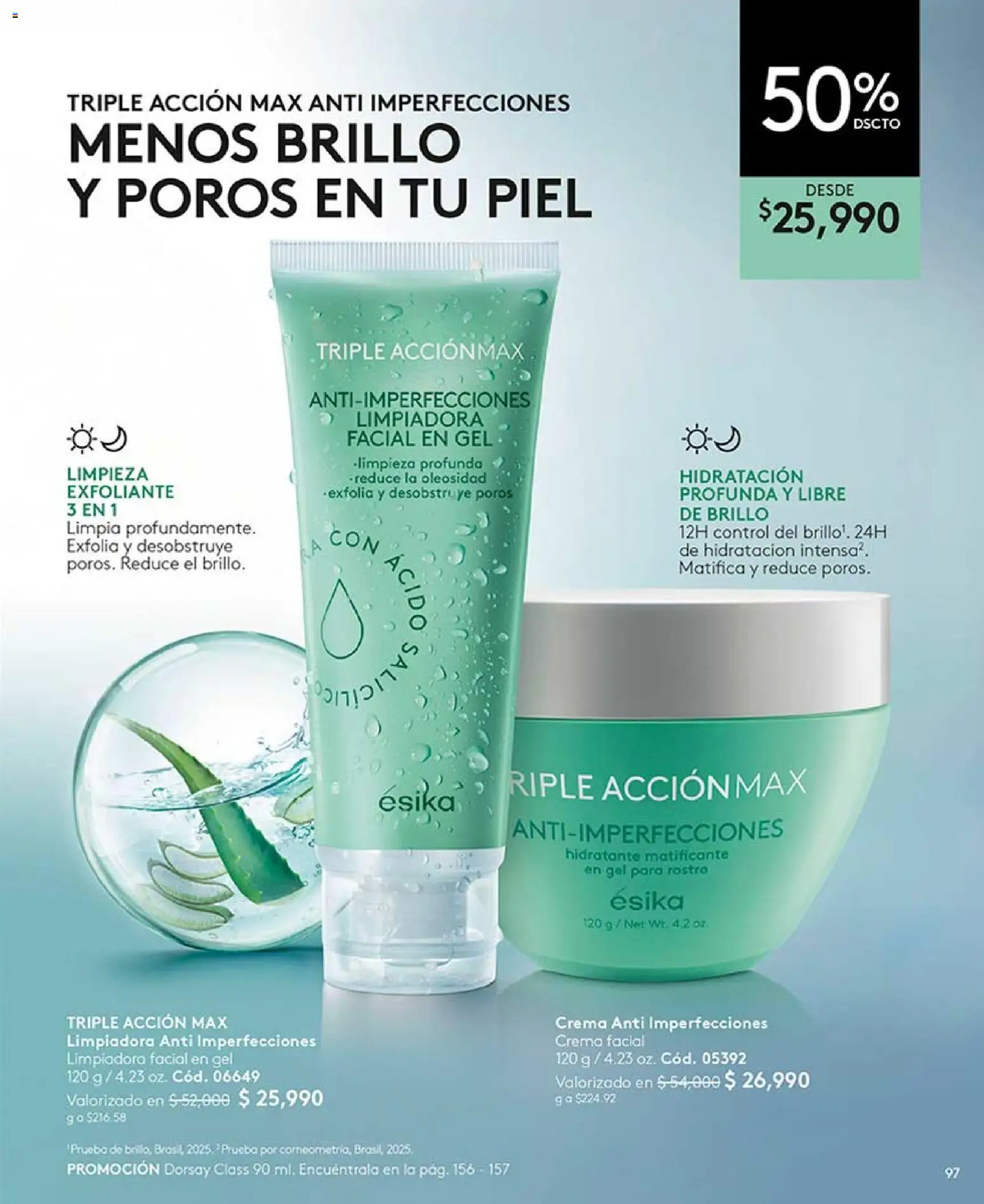 Ésika revista - valida desde el 15.04.2026 | Página: 97 | Productos: Crema, Brillo