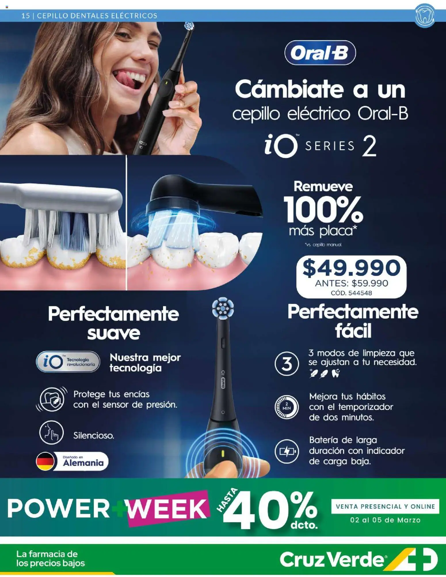 Cruz Verde - Bucal Pro │ válido desde el 01.03.2026 | Página: 15 | Productos: Batería, Cepillo