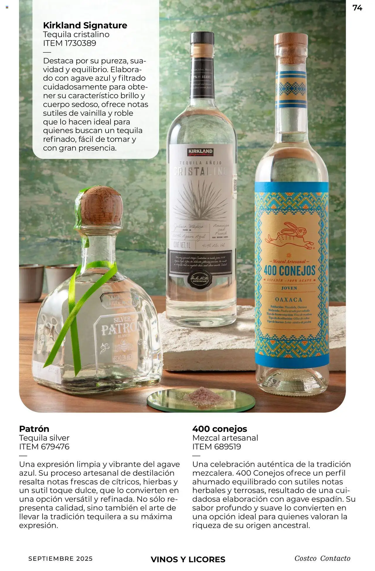 Nuevas ofertas de Costco válidas en toda la República Mexicana desde el 10.09.2025. ¡Encuentra las mejores ofertas en Costco - Catálogo Septiembre! | Página: 74 | Productos: Horno, Brillo, Tequila, Manga