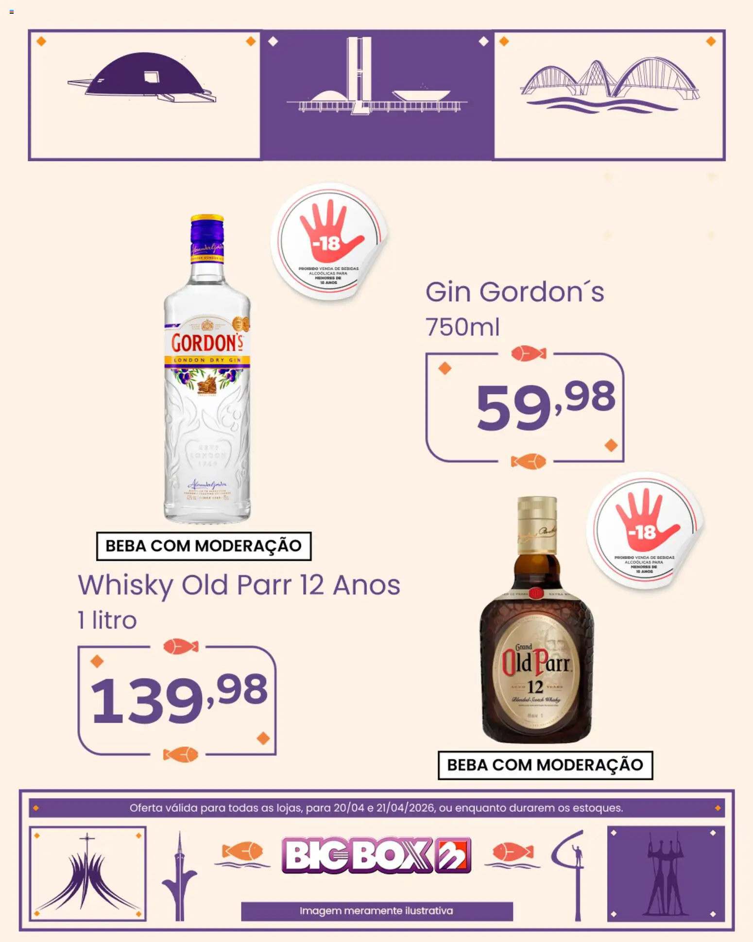 Big Box Folheto - válido de 20.04.2026 | Página: 7 | Produtos: Whisky, Gin