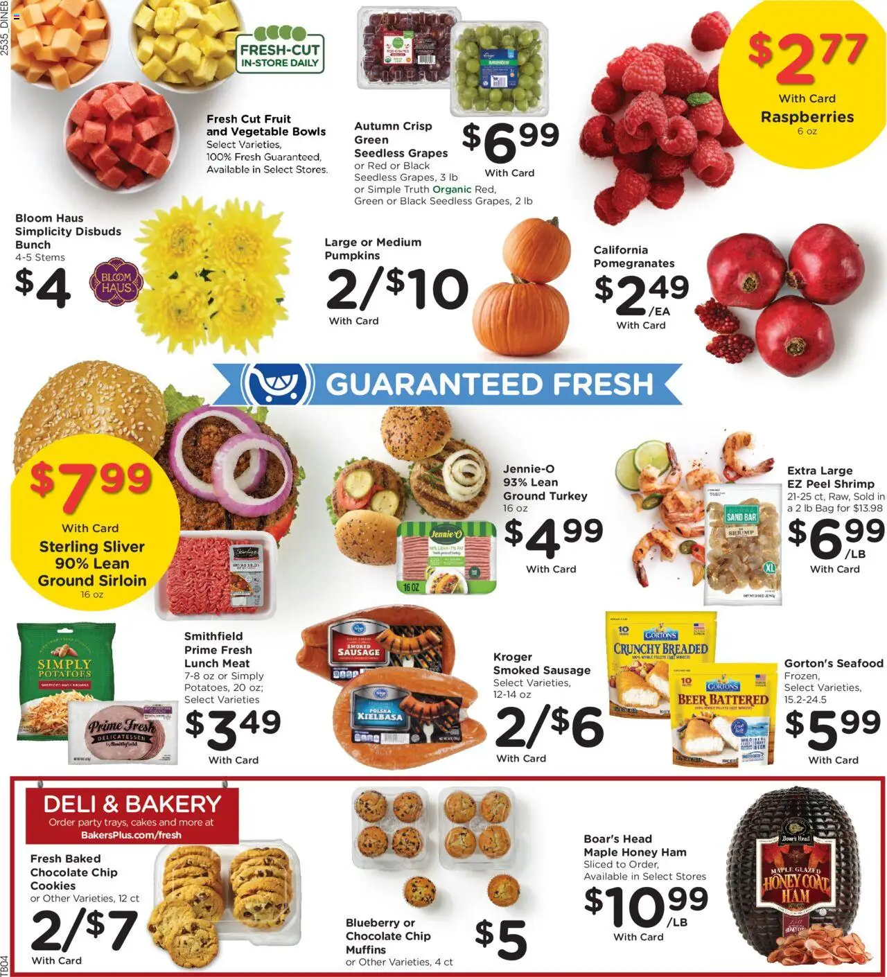 Baker's Weekly Ad - NE - valid from 01.10.2025 | Page: 10 | Products: Beer, Potatoes, Seafood, Grapes