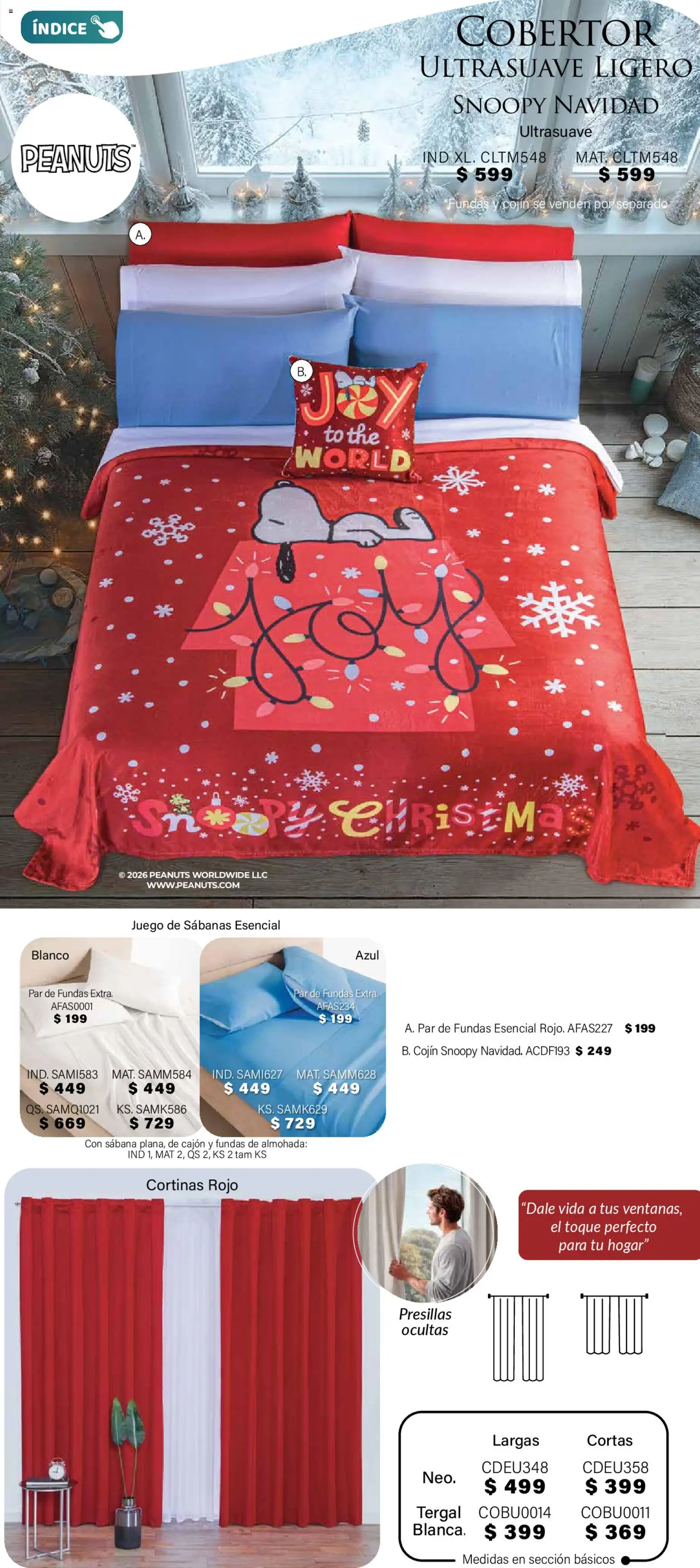 Nuevas ofertas de Colchas Concord válidas en toda la República Mexicana desde el 01.11.2025. ¡Encuentra las mejores ofertas en Colchas Concord Buen Fin! | Página: 168 | Productos: Cobertor, Almohada, Sabanas, Cortinas