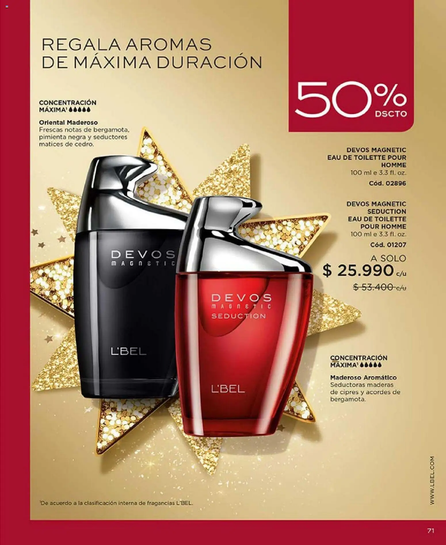 Catálogo L'Bel Campaña 1 │ válido desde el 01.01.2026 | Página: 71 | Productos: Pimienta, Eau de toilette