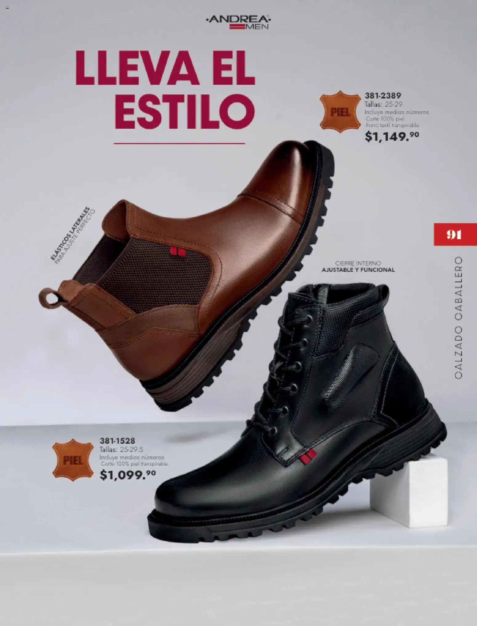 Nuevas ofertas de Andrea válidas en toda la República Mexicana desde el 16.11.2025. ¡Encuentra las mejores ofertas en Andrea catálogo Moda Joven! | Página: 91