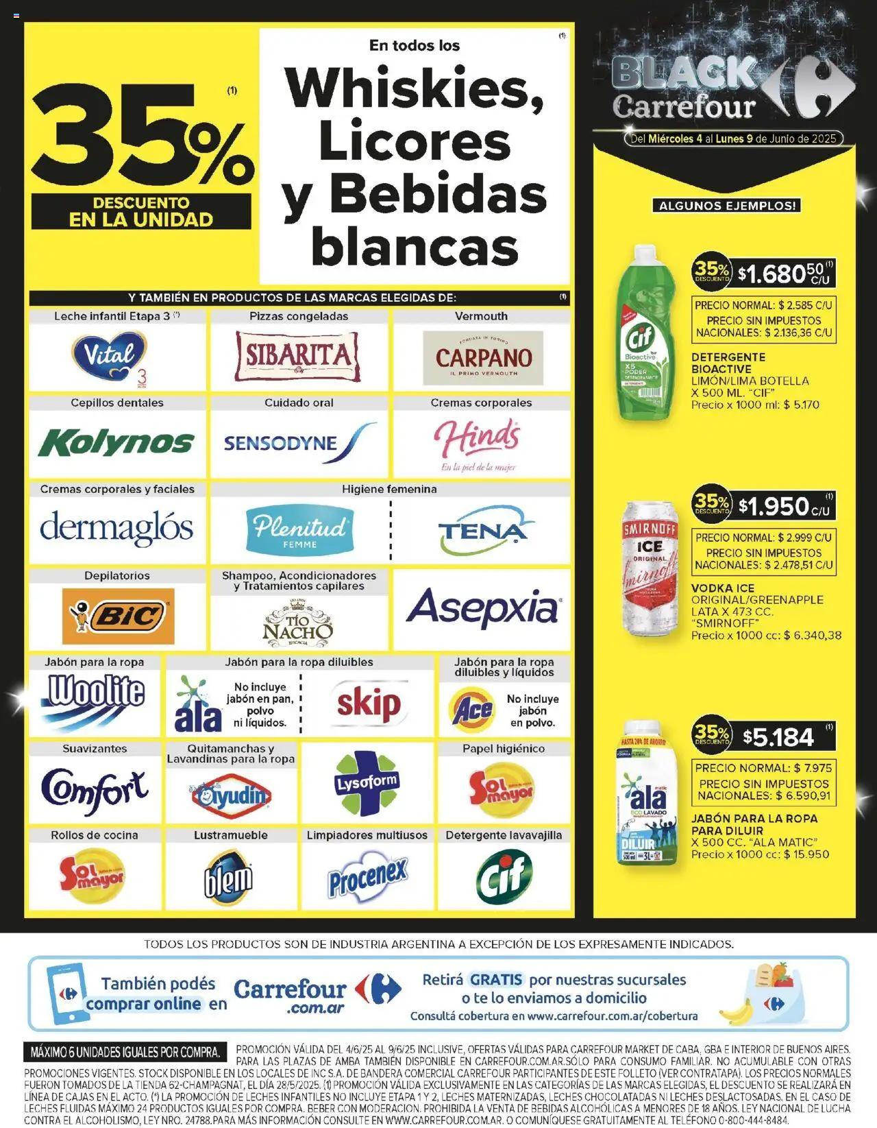 Carrefour Market catálogo │ válido desde el 04.06.2025 | Página: 9 | Productos: Papel higiénico, Cocina, Quitamanchas, Té