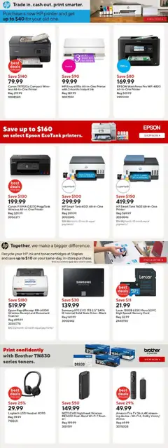 Preview of Staples weekly flyer / circulaire from shop Staples valid from 17.10.2025 | Page: 9