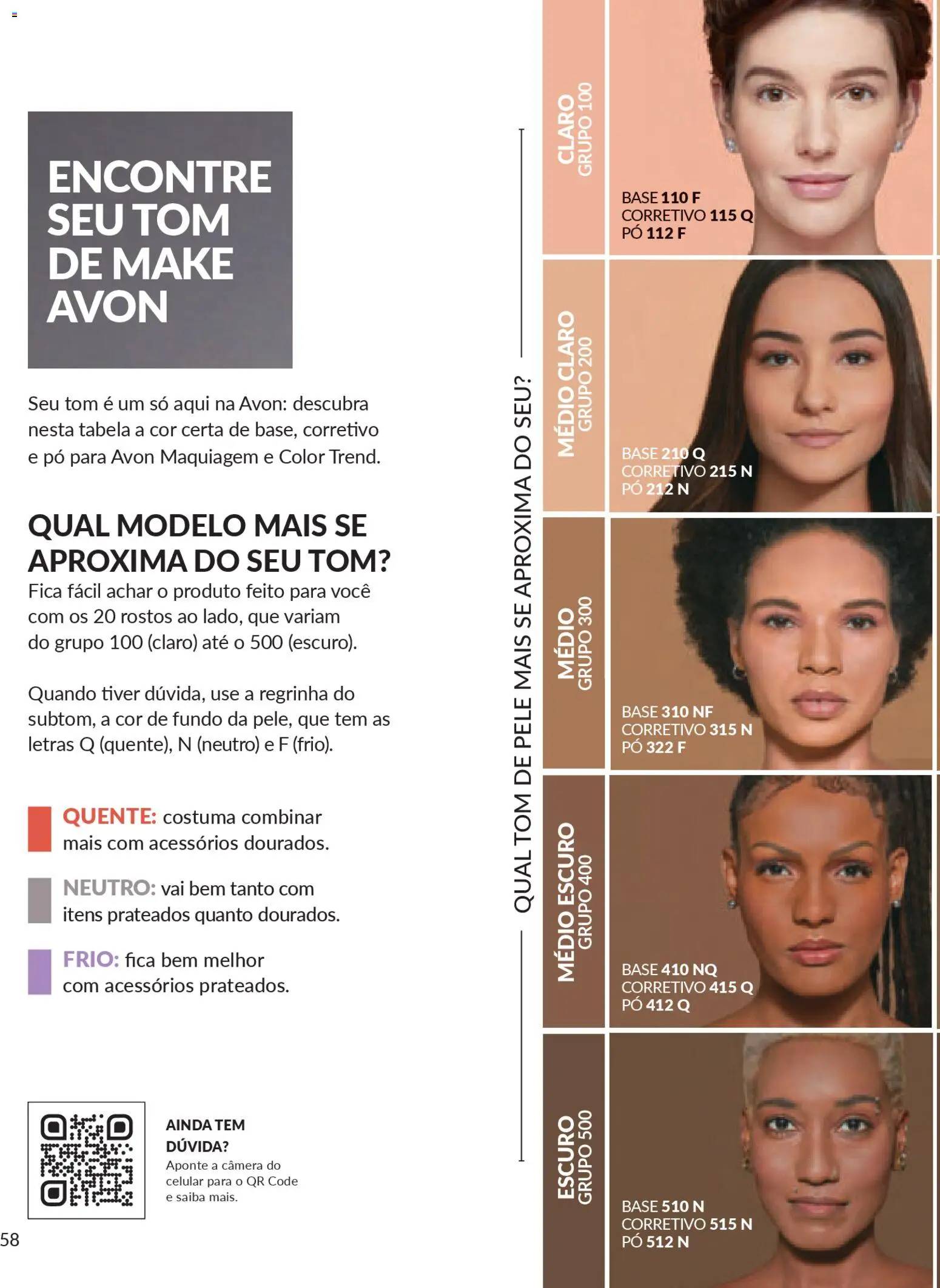 Avon Folheto - válido de 21.11.2025 | Página: 58 | Produtos: Celular, Maquiagem, Pó, Câmera