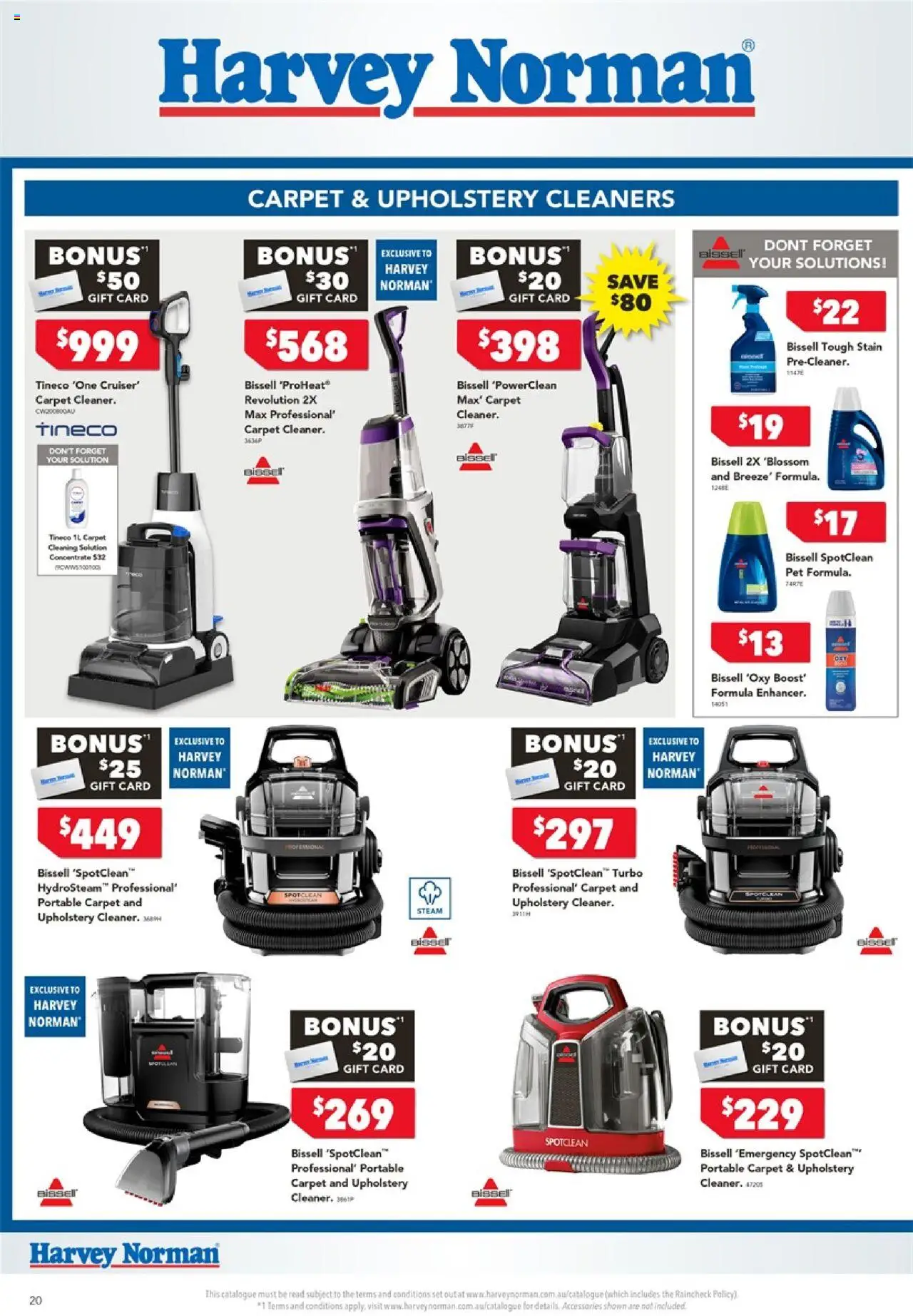 Harvey Norman catalogue - valid from 18.10.2025 | Page: 20 | Products: Carpet, Accessories, Portable