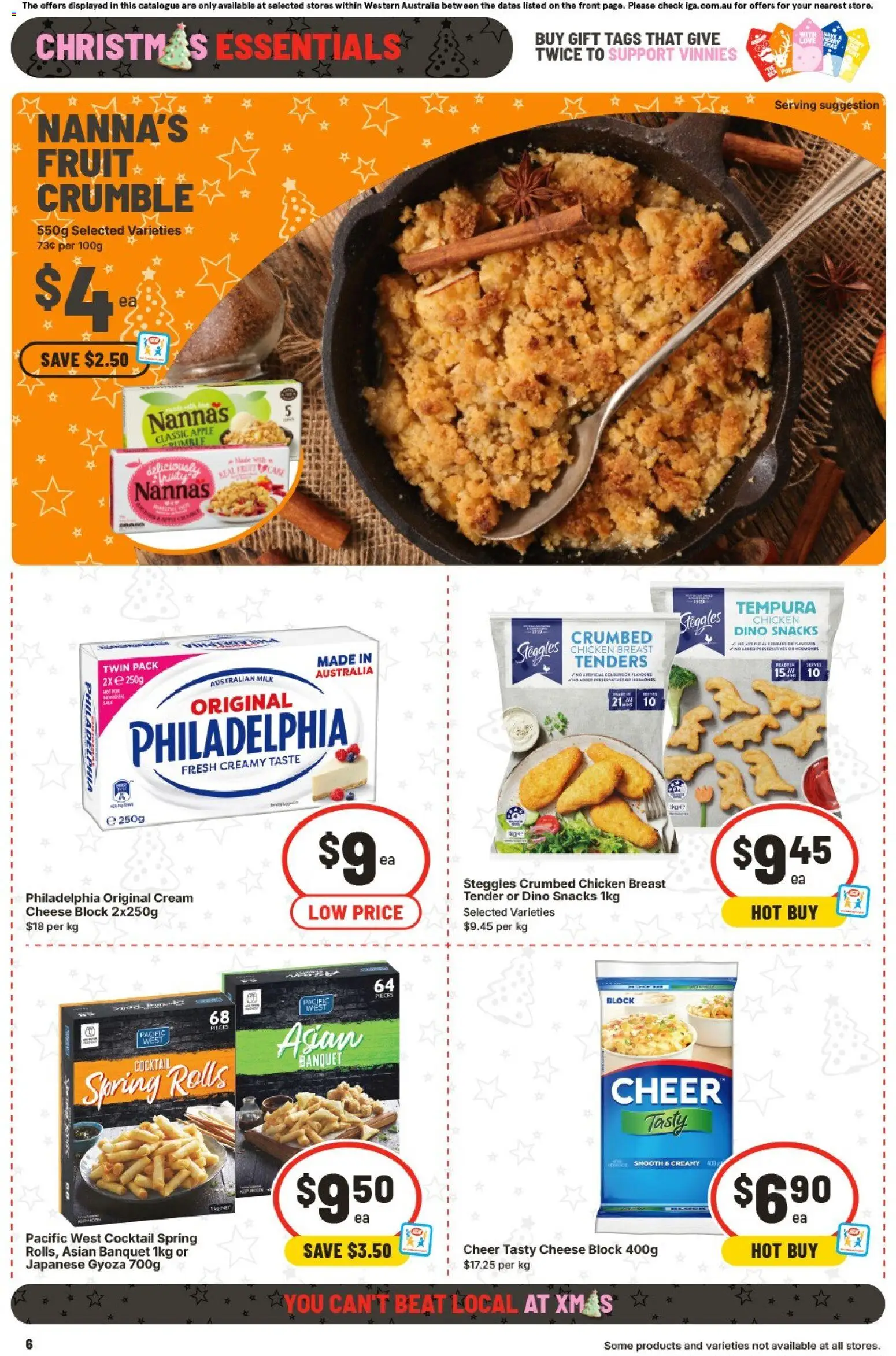 IGA catalogue - valid from 10.12.2025 | Page: 9 | Products: Milk, Cheese, Chicken, Cream