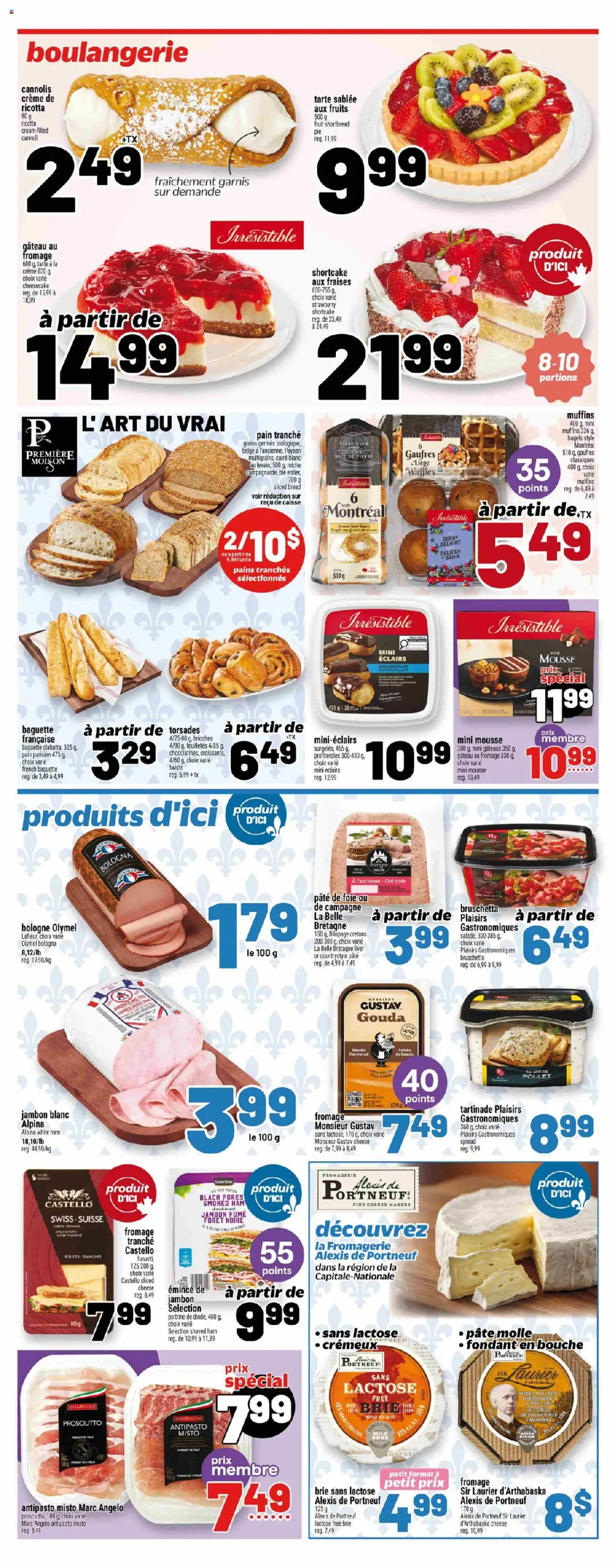 Metro flyer valid from 07.08.2025 | Page: 13 | Products: Cream, Cheese, Bread, Ham