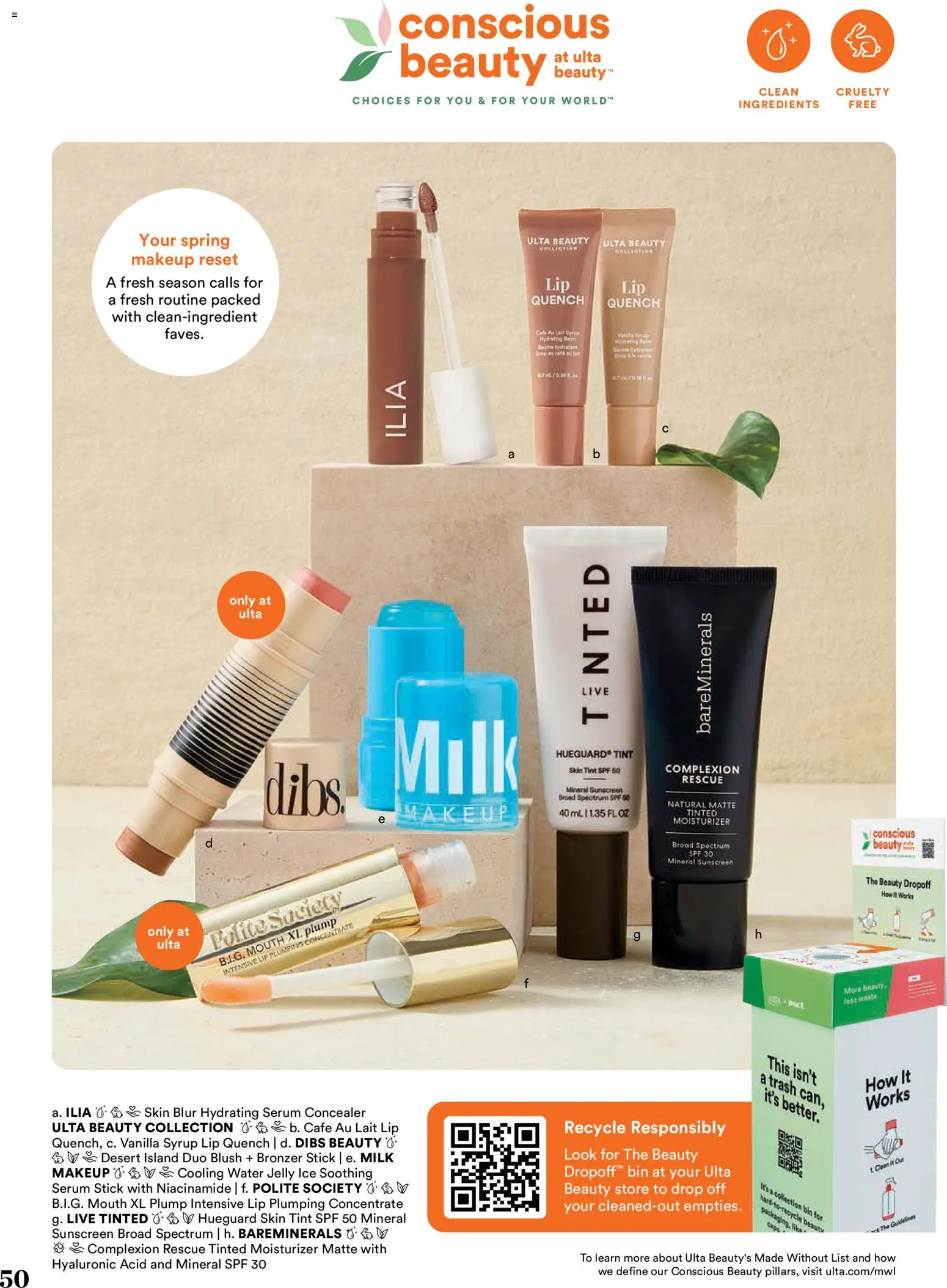 Ulta Beauty - 4.19.26 - 5.10.26 - valid from 19.04.2026 | Page: 50 | Products: Concealer, Bronzer, Blush, Sunscreen