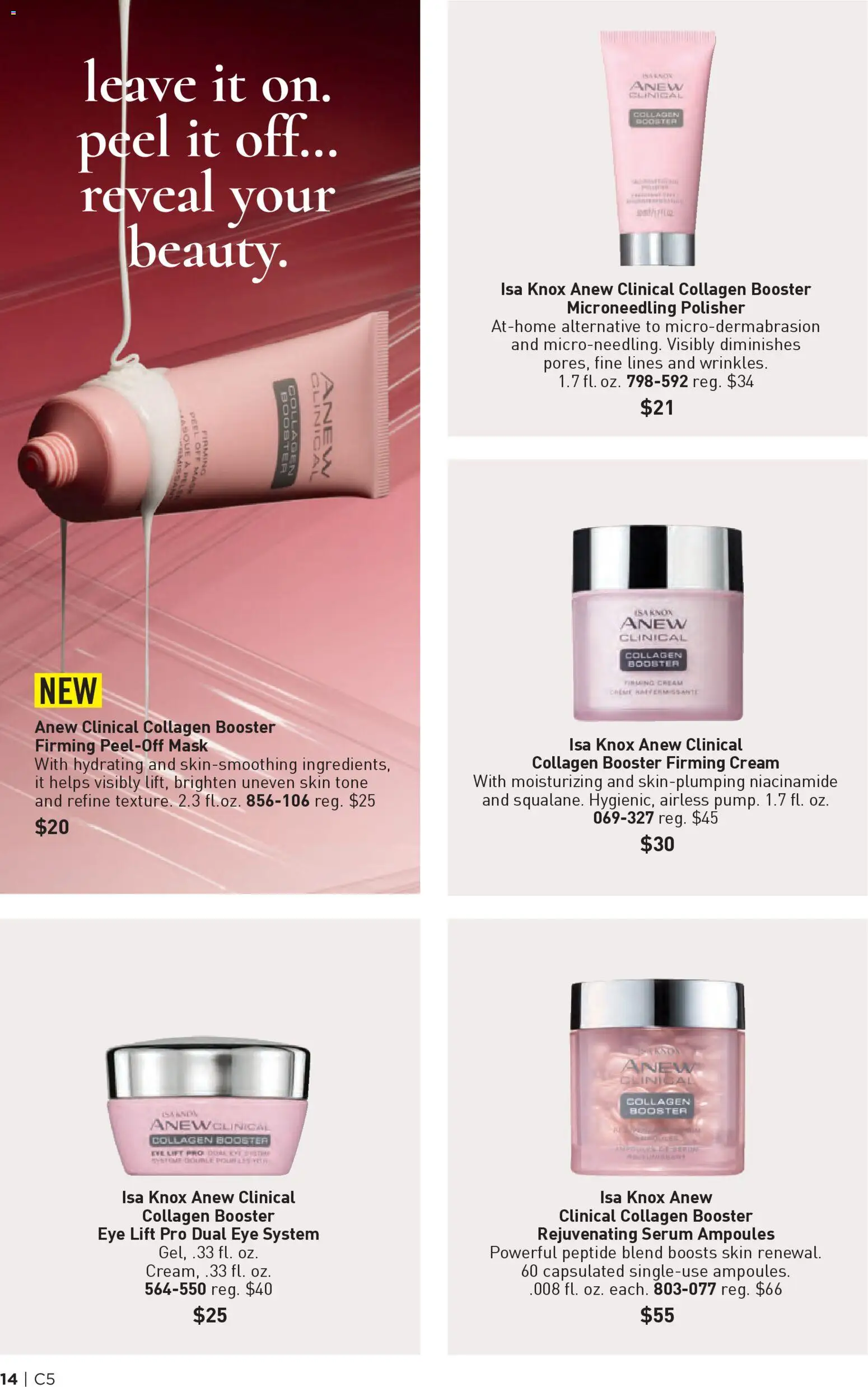 Avon Brochure - valid from 25.02.2026 | Page: 14 | Products: Polisher, Mask, Cream