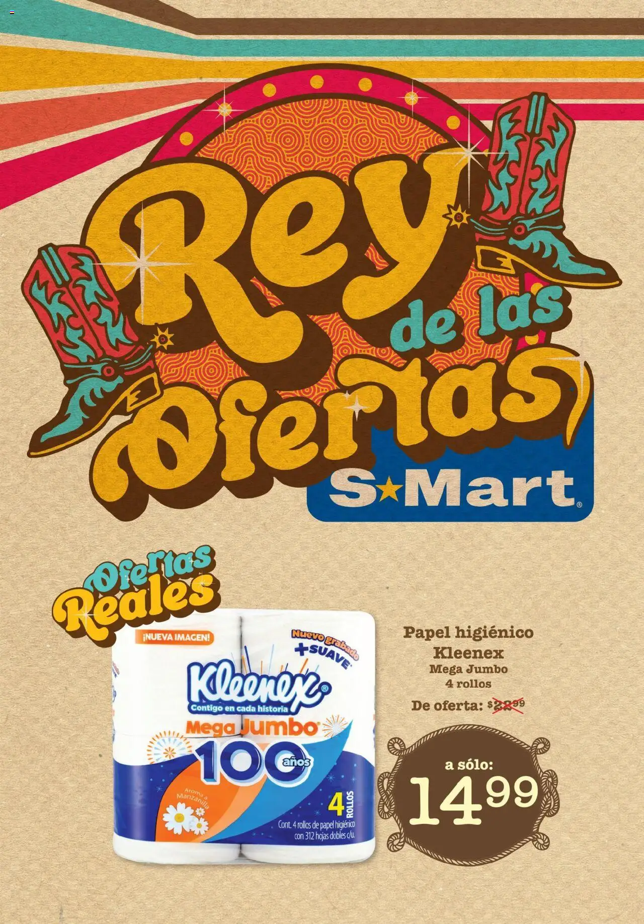 Nuevas ofertas de S-Mart válidas en toda la República Mexicana desde el 11.07.2025. ¡Encuentra las mejores ofertas en S-Mart folleto de Feria - Ciudad Juárez! | Página: 1 | Productos: Papel higiénico