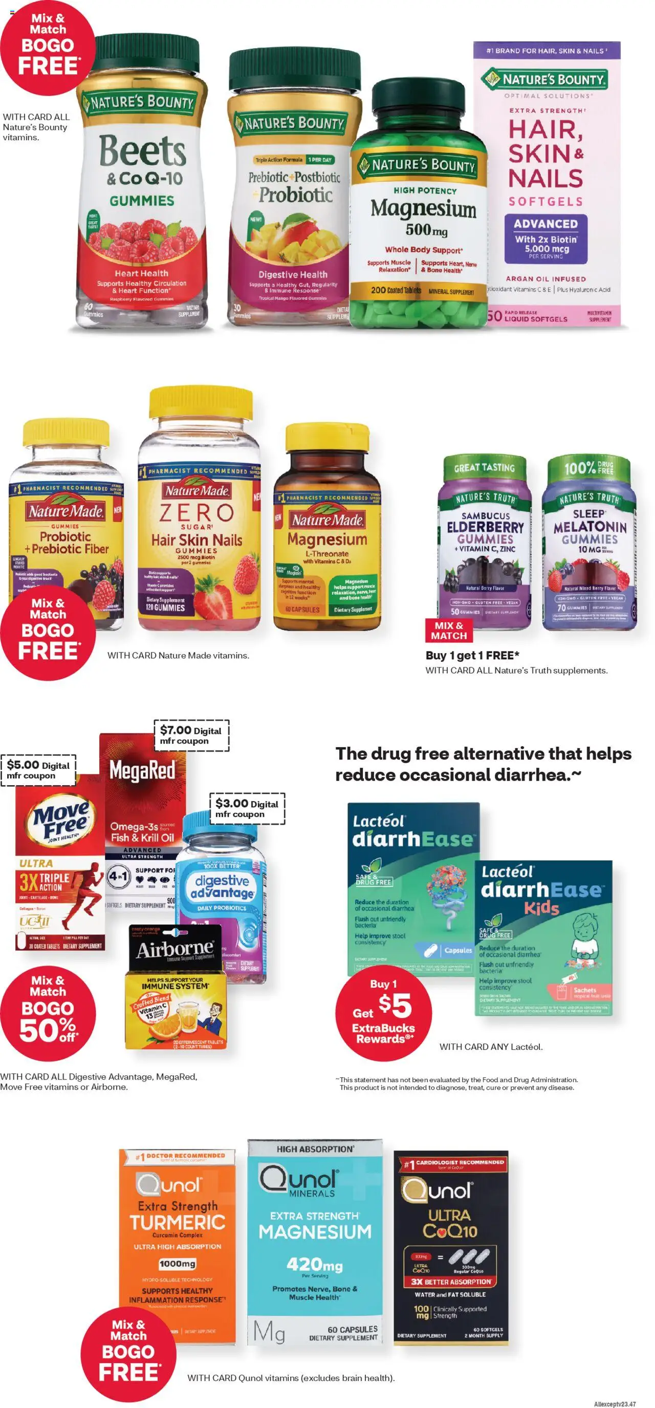 CVS Pharmacy Weekly Ad - DC - valid from 03.08.2025 | Page: 4 | Products: Vitamin, Magnesium, Turmeric, Water