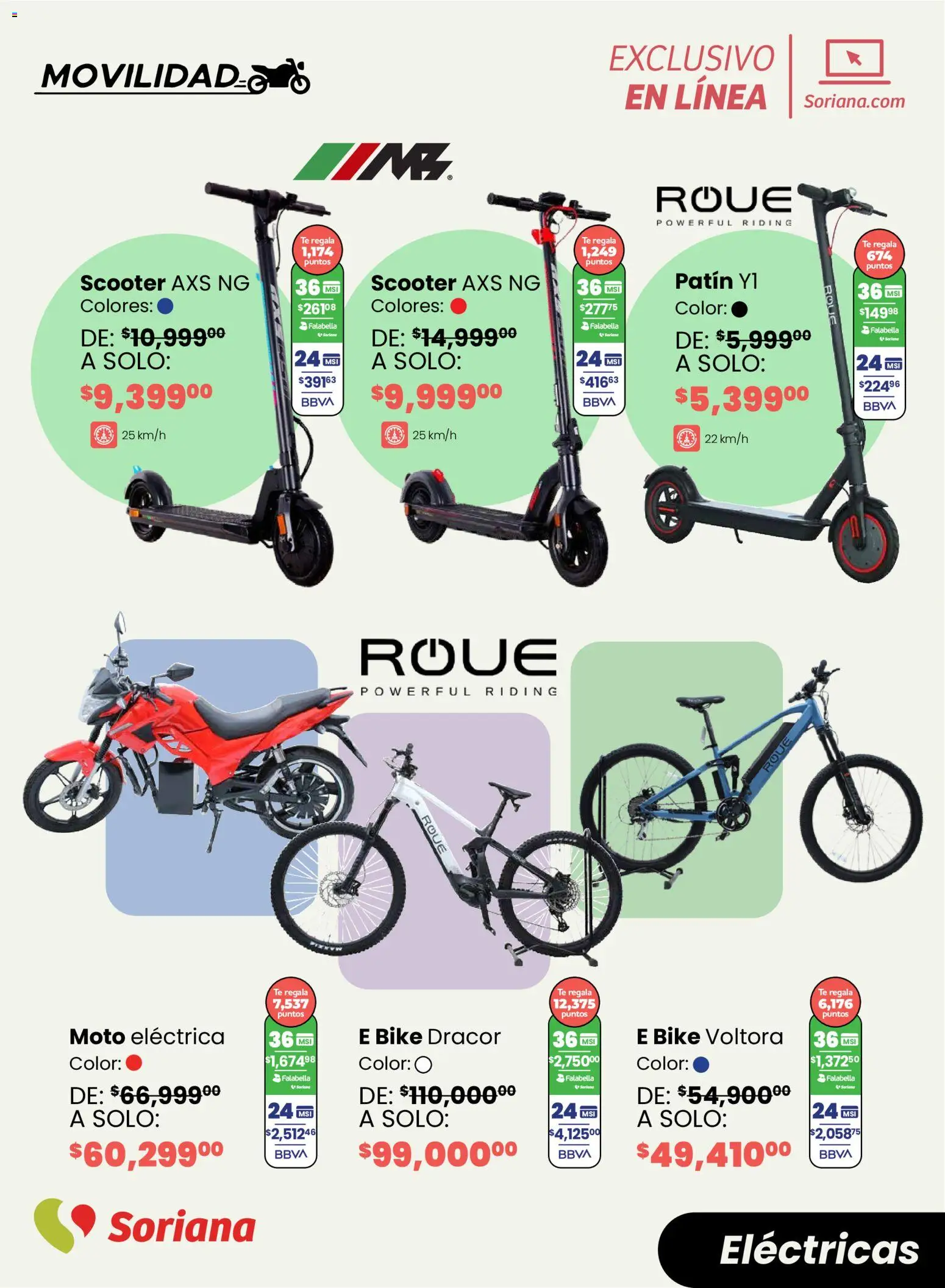 Nuevas ofertas de Soriana válidas en toda la República Mexicana desde el 05.02.2026. ¡Encuentra las mejores ofertas en Soriana - Motos y más Soriana Exclusivo en línea! | Página: 13