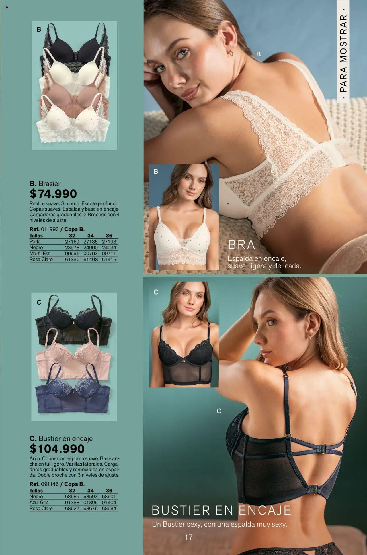 Leonisa revista - valida desde el 12.09.2025 | Página: 17 | Productos: Espuma, Brasier