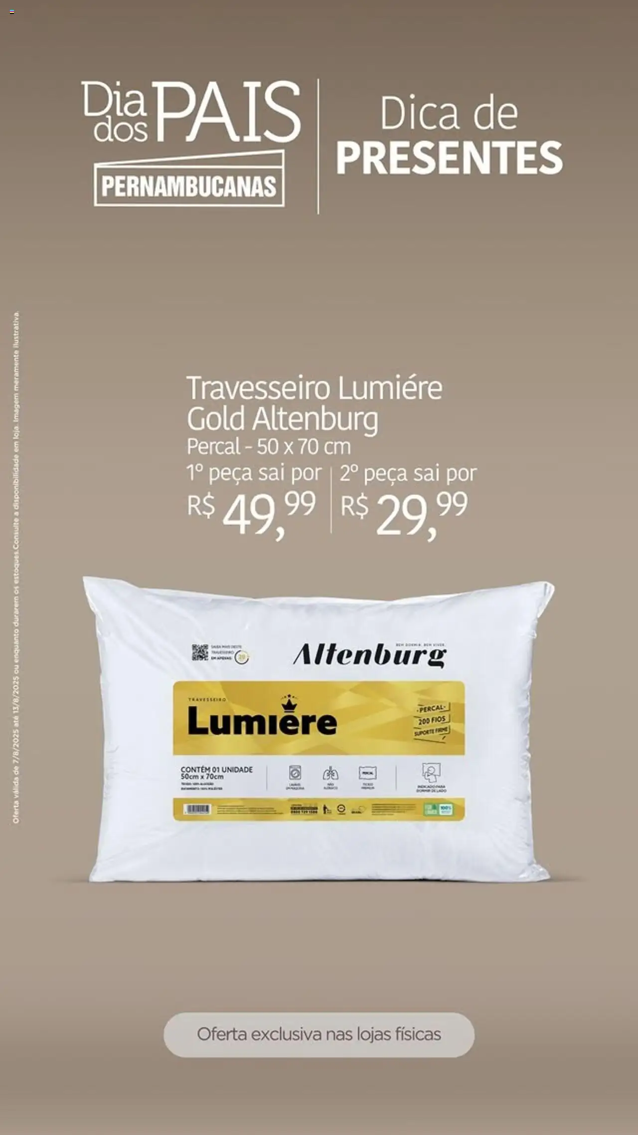 Pernambucanas Folheto - válido de 07.08.2025 | Página: 10 | Produtos: Travesseiro