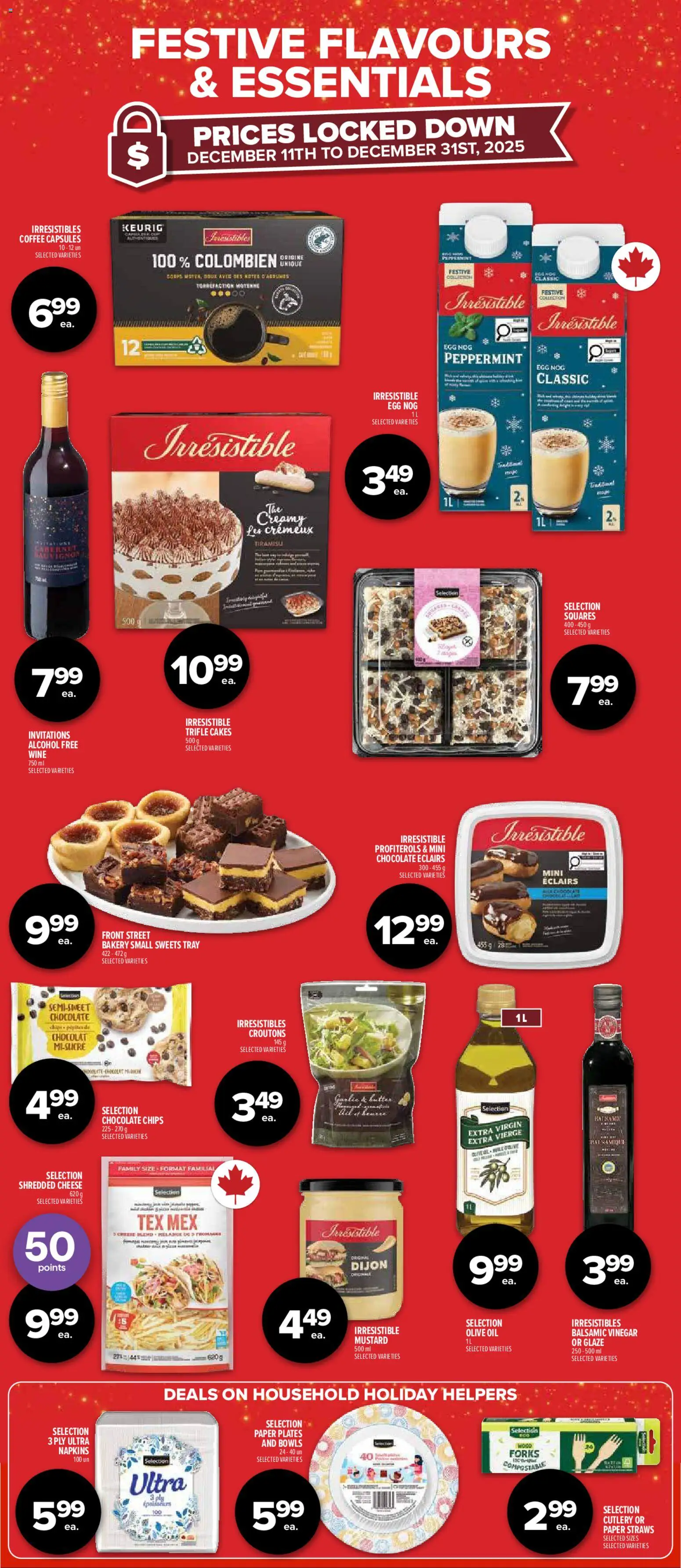 Metro flyer valid from 18.12.2025 | Page: 3 | Products: Bakery, Cheese, Chocolate, Wine