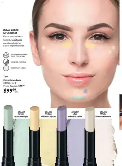 Vista previa de IDEAL SHADE & FLAWLESS Corrector en barra, Corrector en barra, 4 tonos, 1,7 g. Cobertura uniforme que disimula ojeras y otras imperfecciones., nuevo folleto de la tienda, válido en México a partir del 13.03.2026 | Página: 28 | Productos: Barra, Corrector