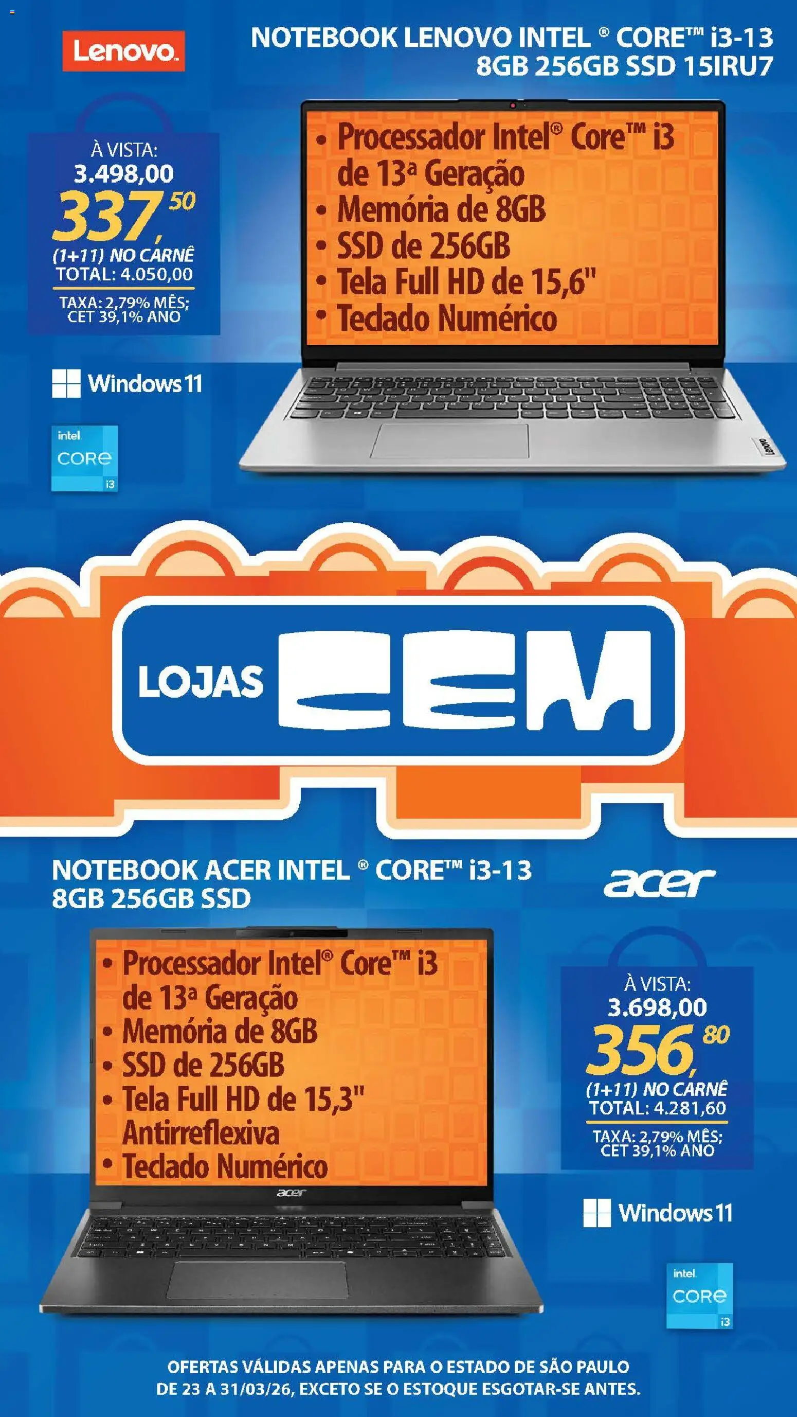 Lojas Cem Folheto - válido de 23.03.2026 | Página: 17