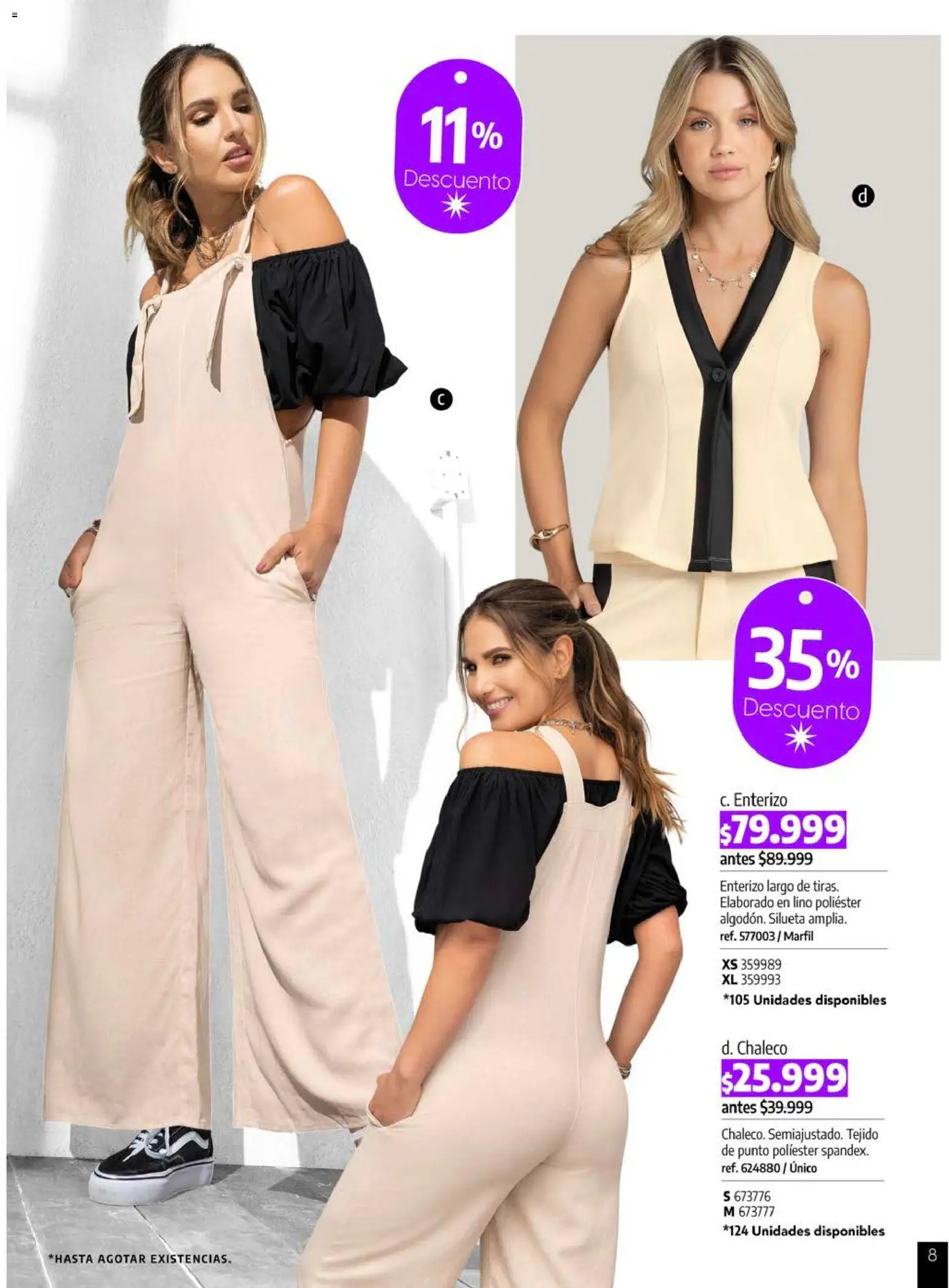 Pacifika revista - valida desde el 15.05.2026 | Página: 205 | Productos: Chaleco, Enterizo