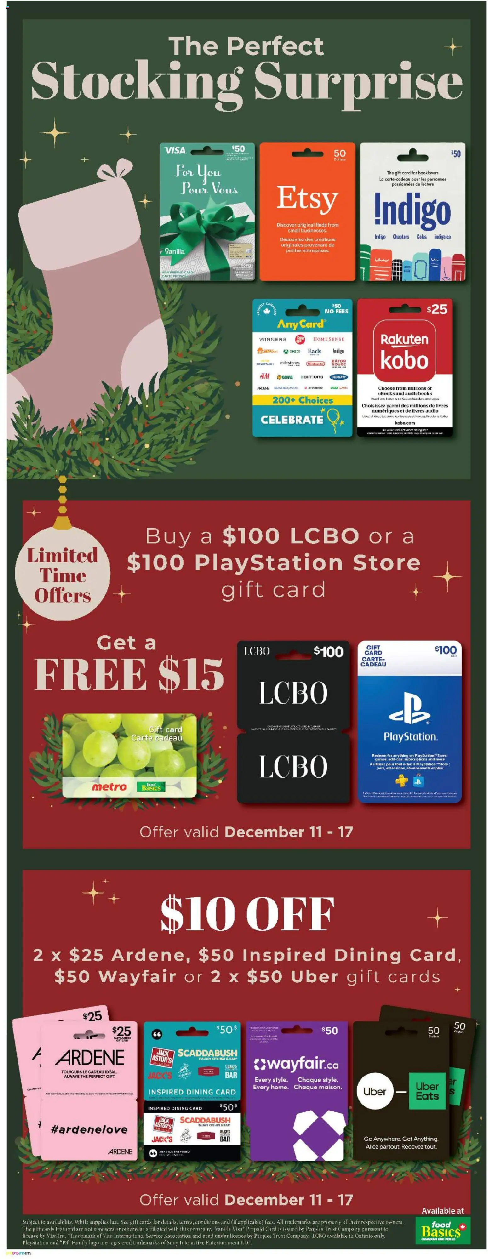 Food Basics flyer valid from 11.12.2025 | Page: 18 | Products: Audio, Playstation