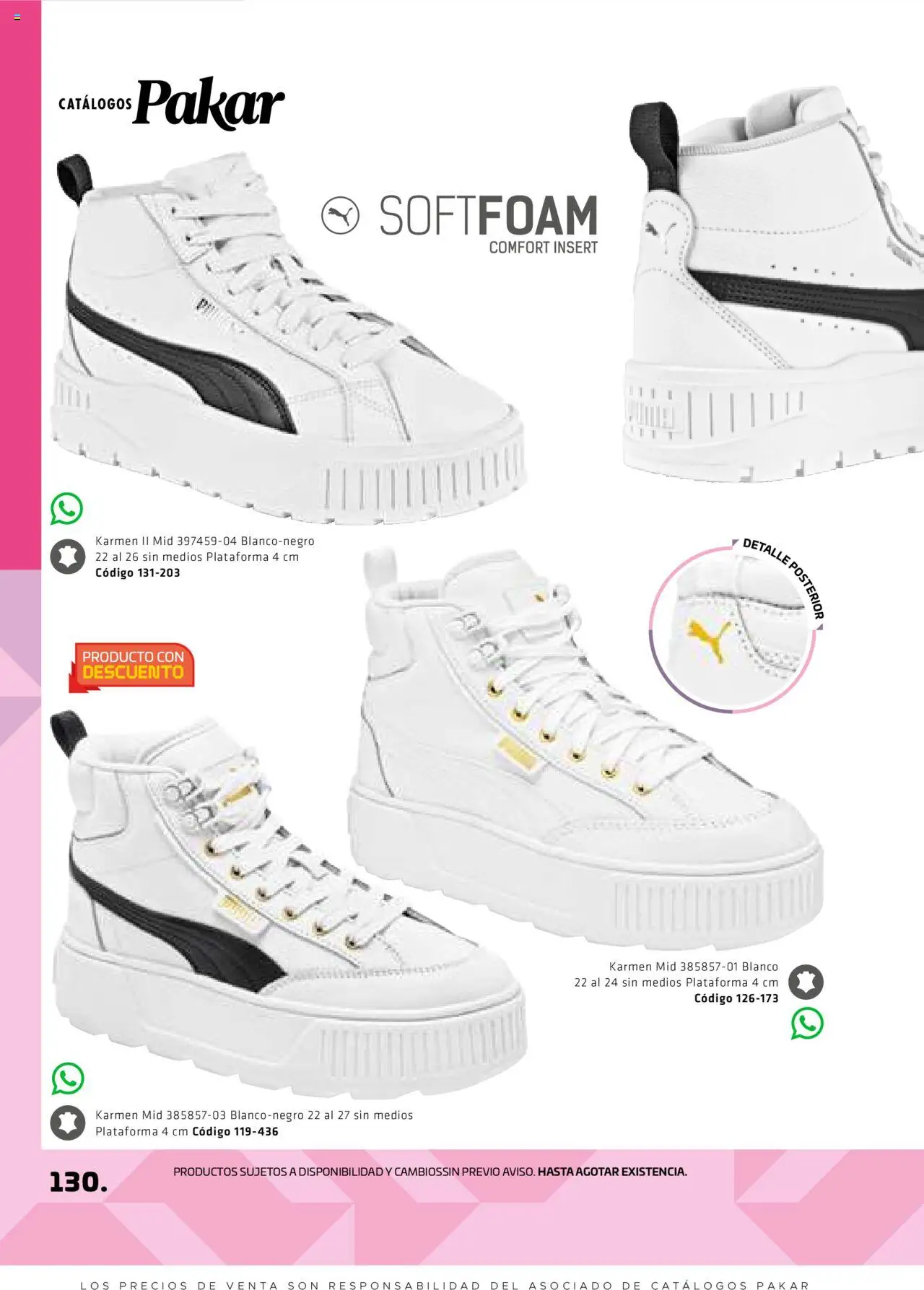 Nuevas ofertas de SC Pakar válidas en toda la República Mexicana desde el 29.08.2025. ¡Encuentra las mejores ofertas en SC Pakar - Catálogo Otoño Women! | Página: 130