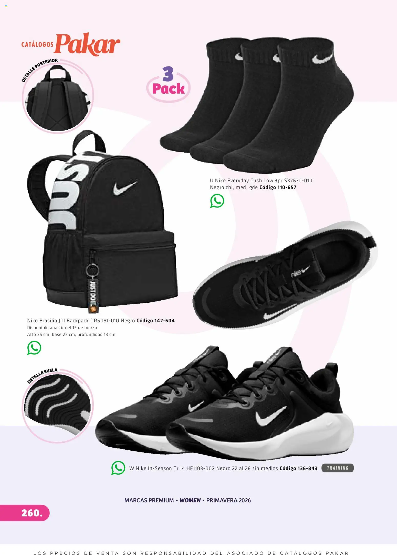 Nuevas ofertas de SC Pakar válidas en toda la República Mexicana desde el 27.02.2026. ¡Encuentra las mejores ofertas en SC Pakar catálogo Premium Women! | Página: 260