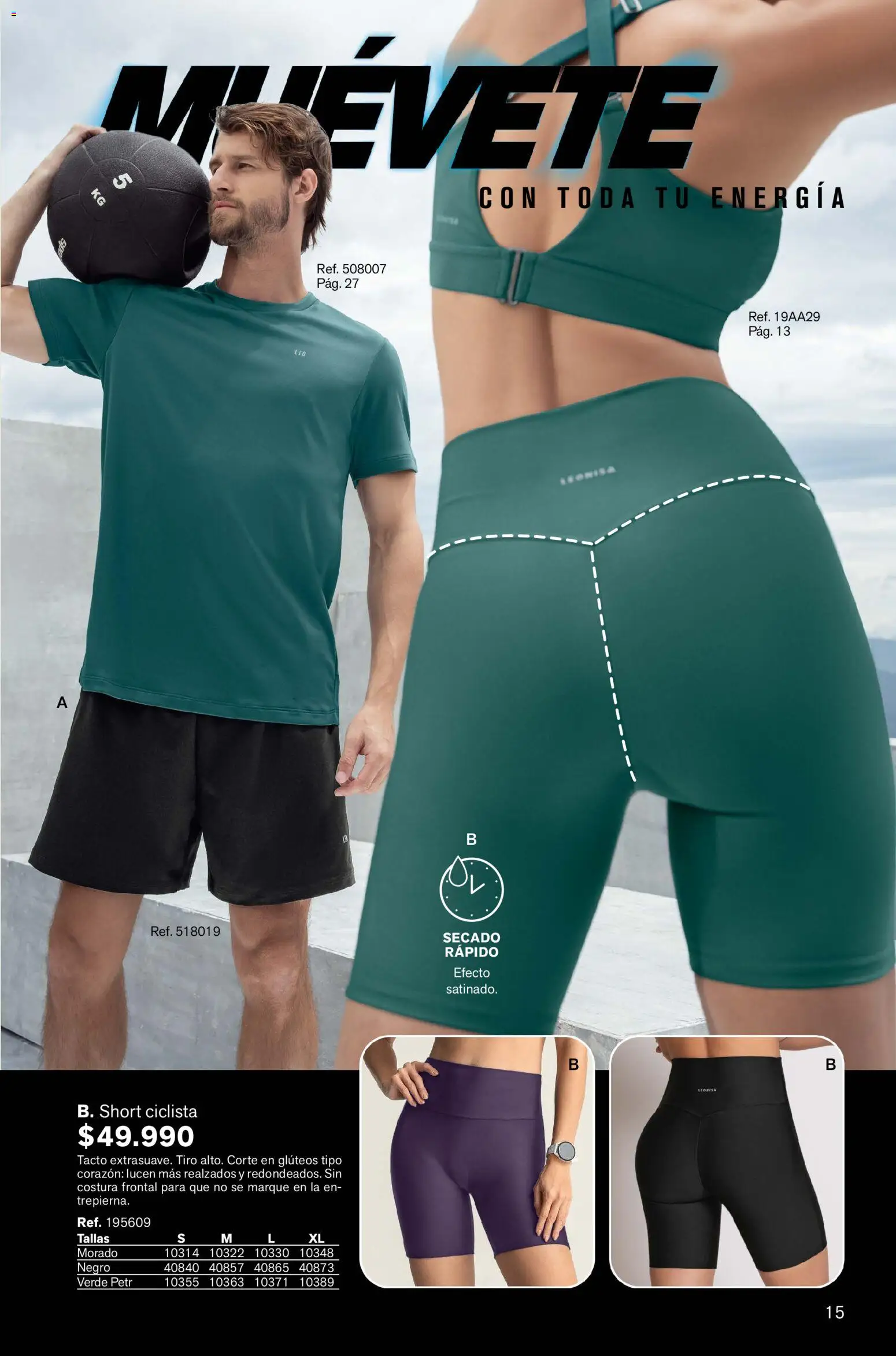 Leonisa revista - valida desde el 24.02.2026 | Página: 15 | Productos: Short