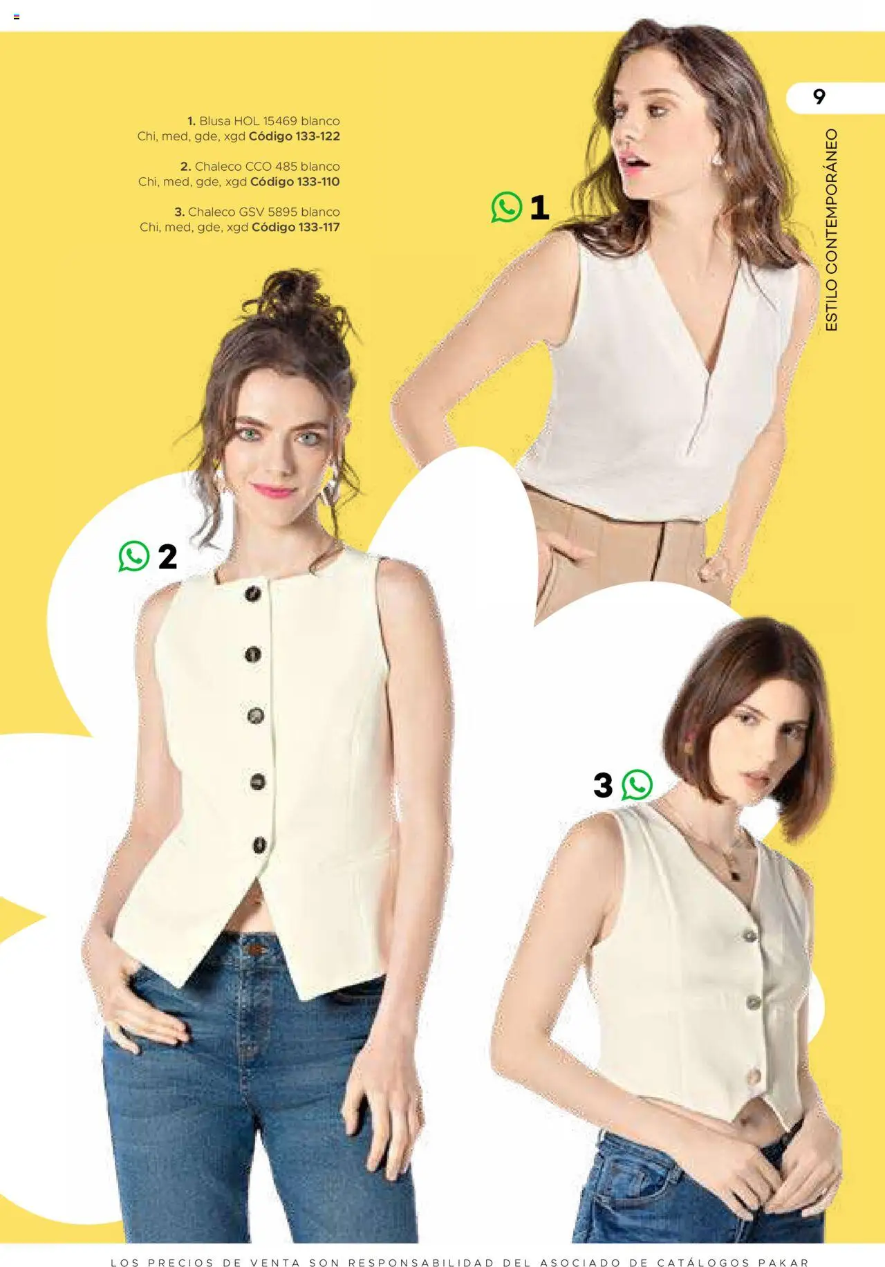 Nuevas ofertas de SC Pakar válidas en toda la República Mexicana desde el 31.01.2025. ¡Encuentra las mejores ofertas en SC Pakar catálogo Ropa! | Página: 9 | Productos: Blusa, Chaleco