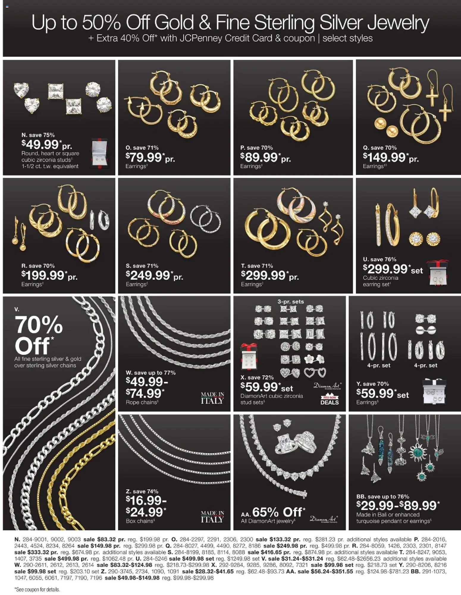 JCPenney After-Christmas Jewelry Sale - valid from 26.12.2025 | Page: 13 | Products: Box, Bow