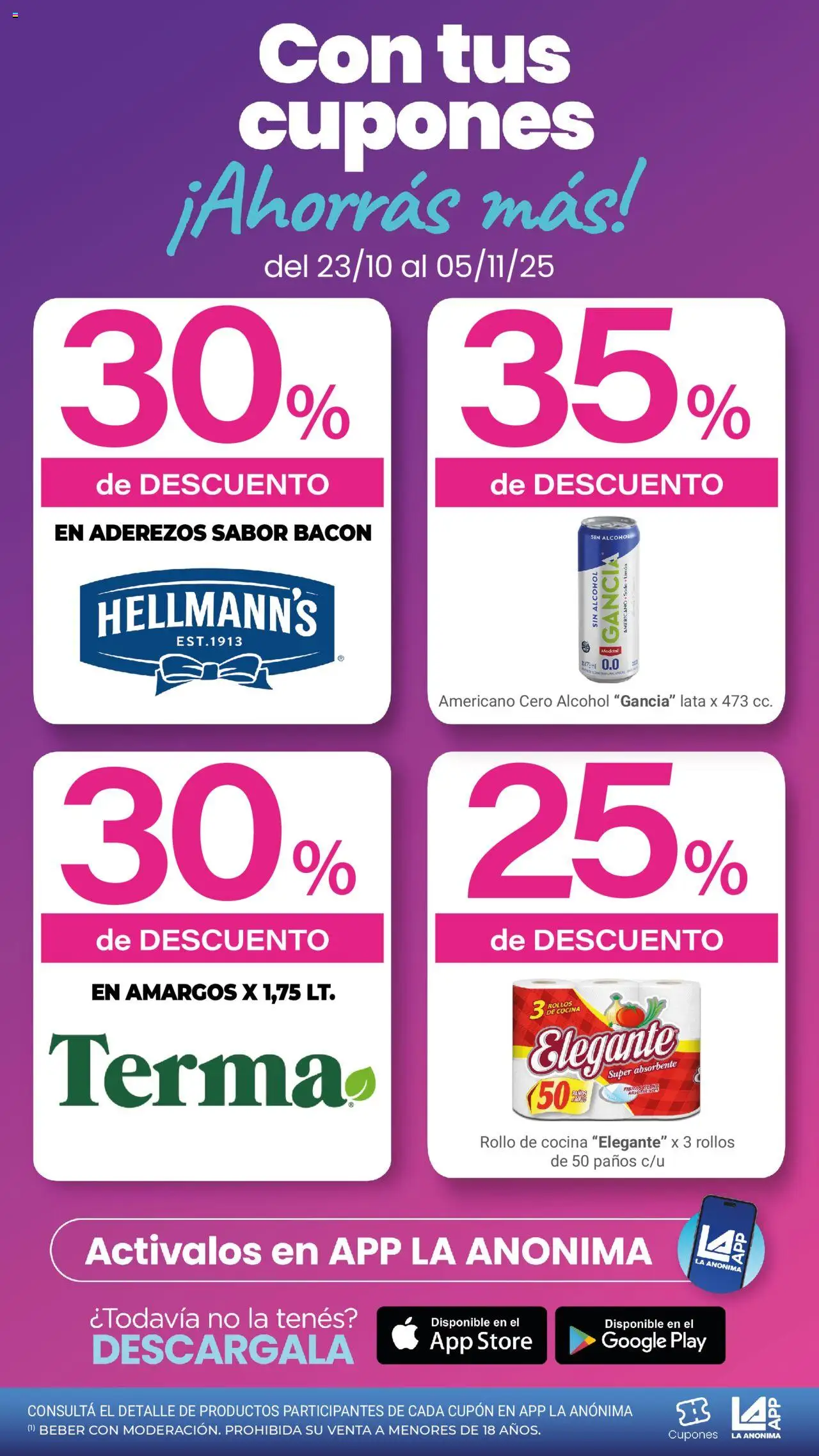 La Anonima catálogo │ válido desde el 23.10.2025 | Página: 4 | Productos: Cocina