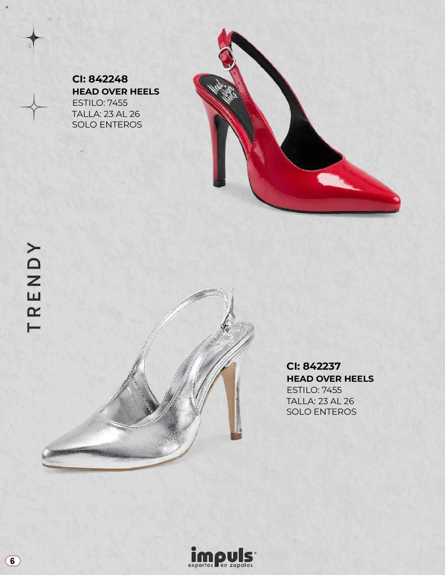 Nuevas ofertas de Impuls válidas en toda la República Mexicana desde el 04.11.2025. ¡Encuentra las mejores ofertas en Impuls catálogo Lo Más Trendy 2025! | Página: 6 | Productos: Zapatos