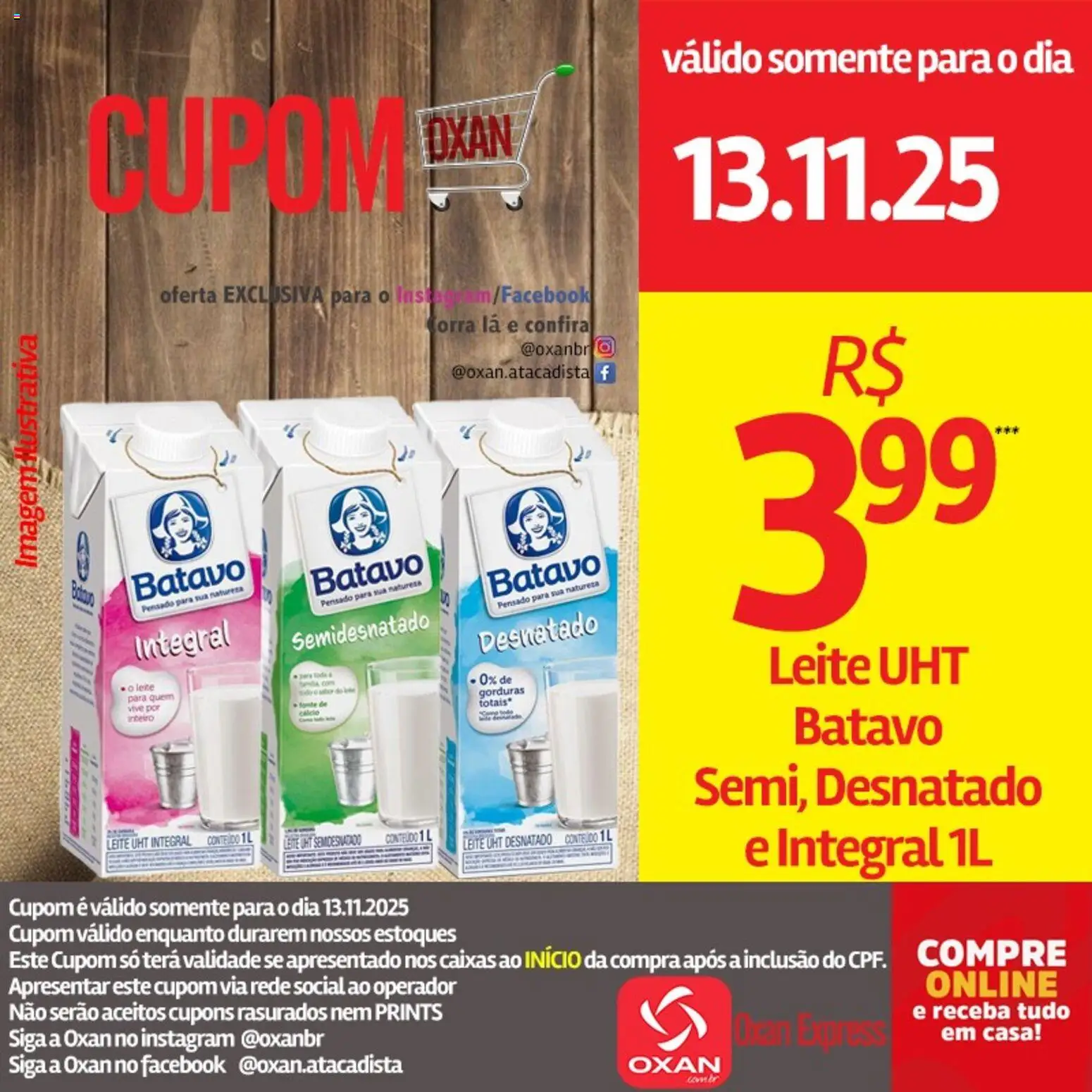 Oxan Atacadista Folheto - válido de 13.11.2025 | Página: 17 | Produtos: Leite, Cálcio