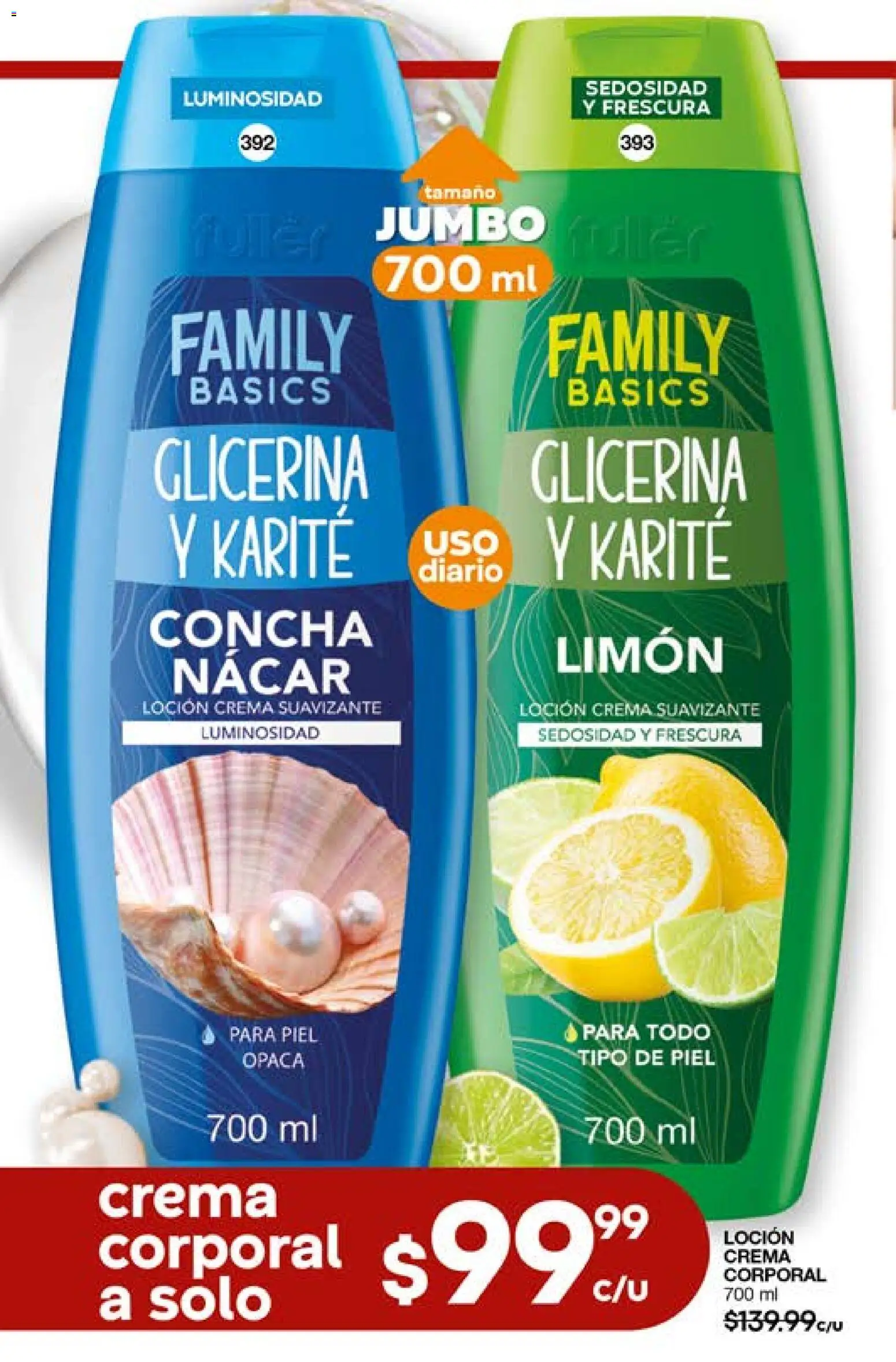 Nuevas ofertas de Fuller válidas en toda la República Mexicana desde el 15.04.2026. ¡Encuentra las mejores ofertas en Fuller campaña 1 2026! | Página: 108 | Productos: Crema, Loción, Suavizante, Crema corporal