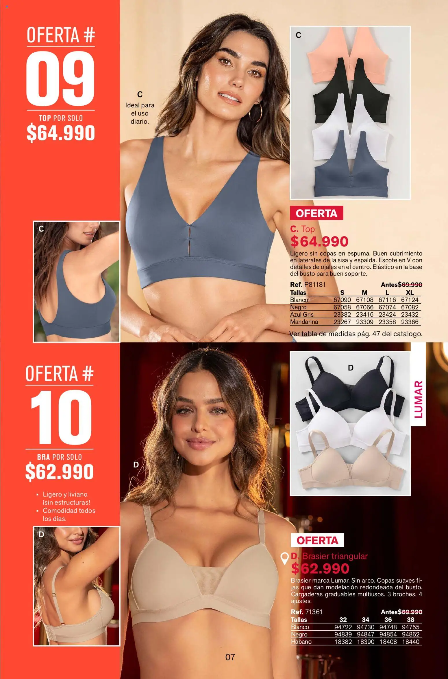 Leonisa revista - valida desde el 02.01.2026 | Página: 7 | Productos: Brasier, Top