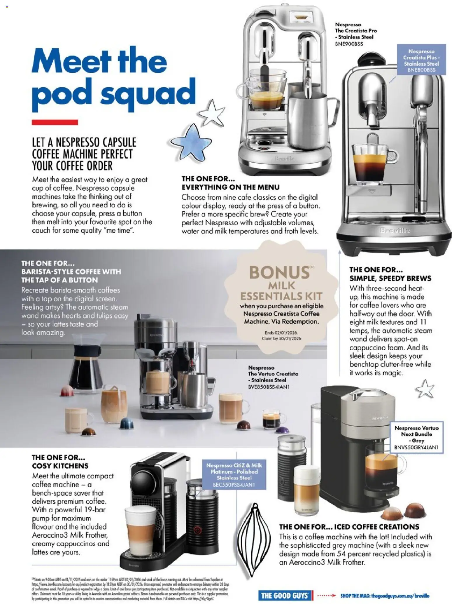 The Good Guys catalogue - valid from 08.12.2025 | Page: 10 | Products: Couch, Coffee, Water, Digital